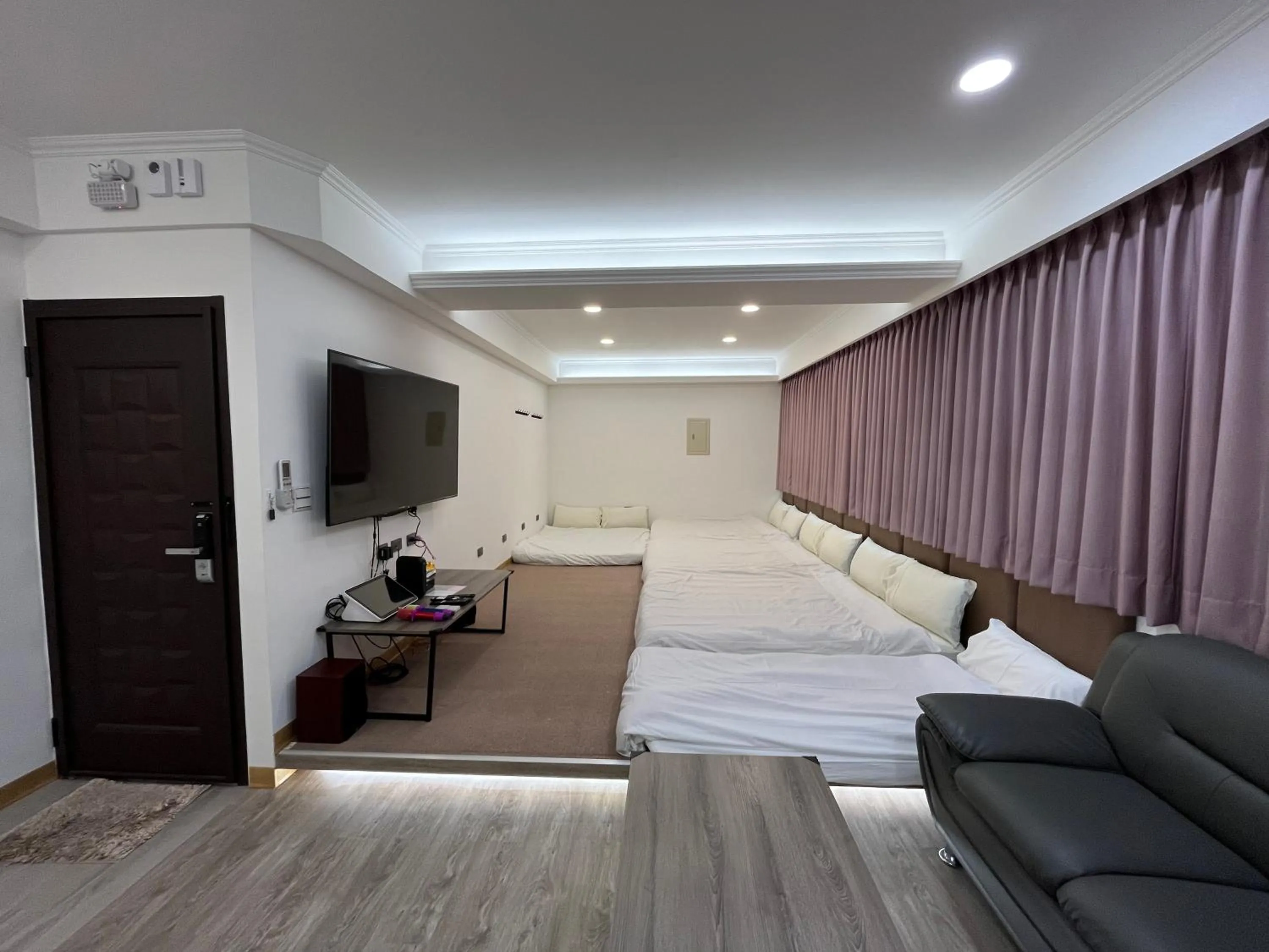 TV and multimedia, Bed in Tamshui Homestay