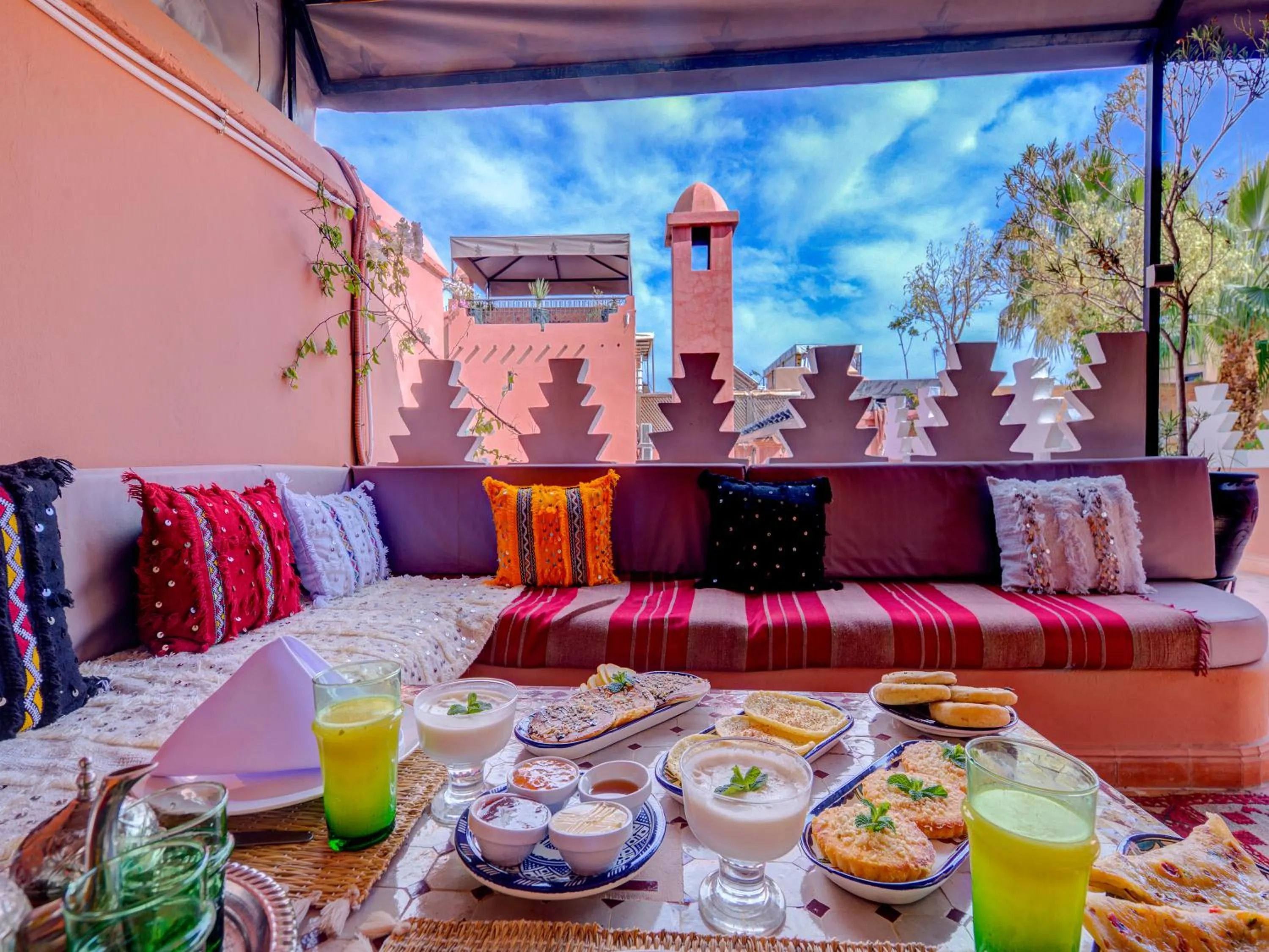 Patio in Palais Tinmel Marrakech