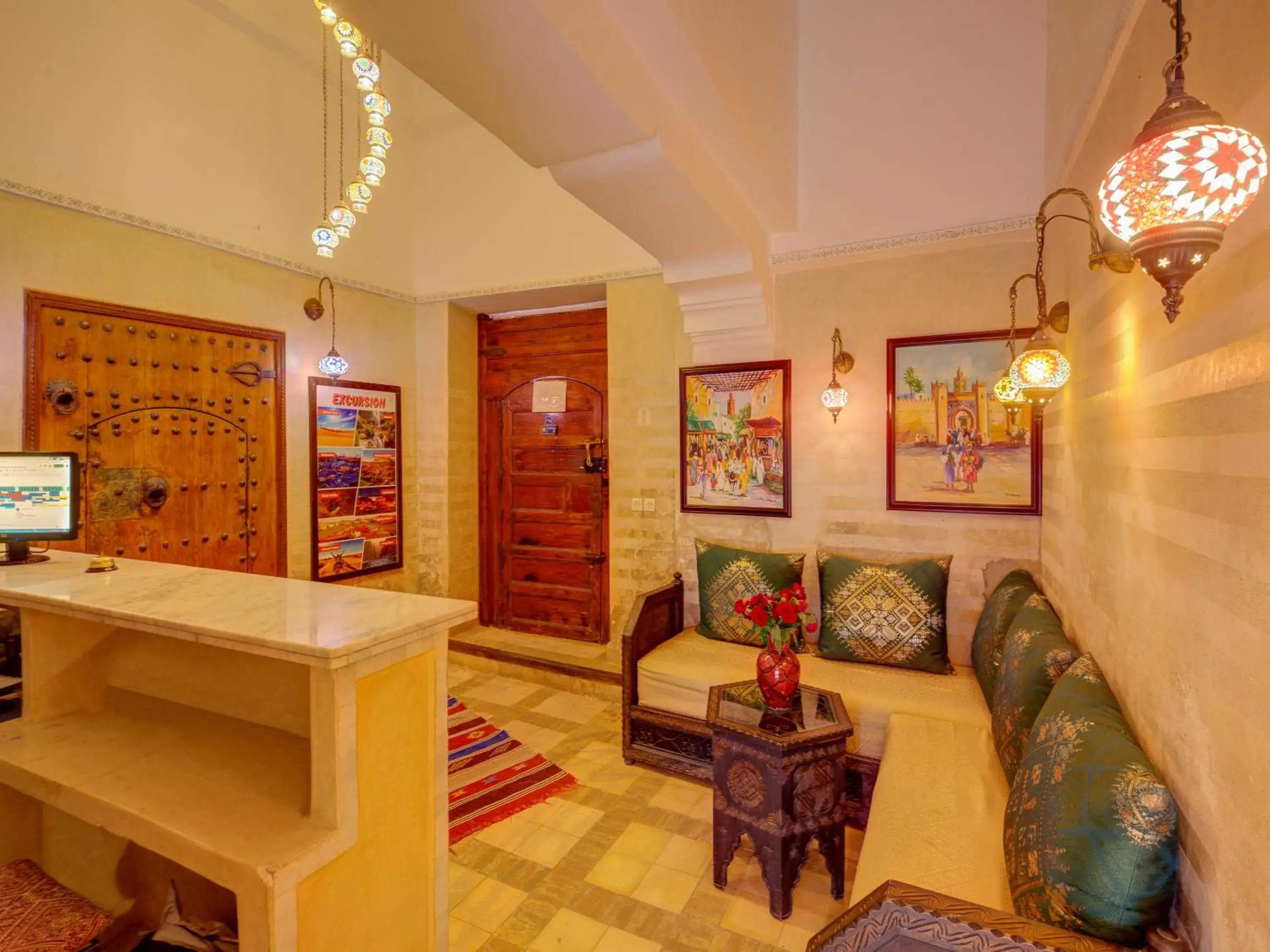 Lobby or reception in Palais Tinmel Marrakech Lobby or reception in Palais Tinmel Marrakech