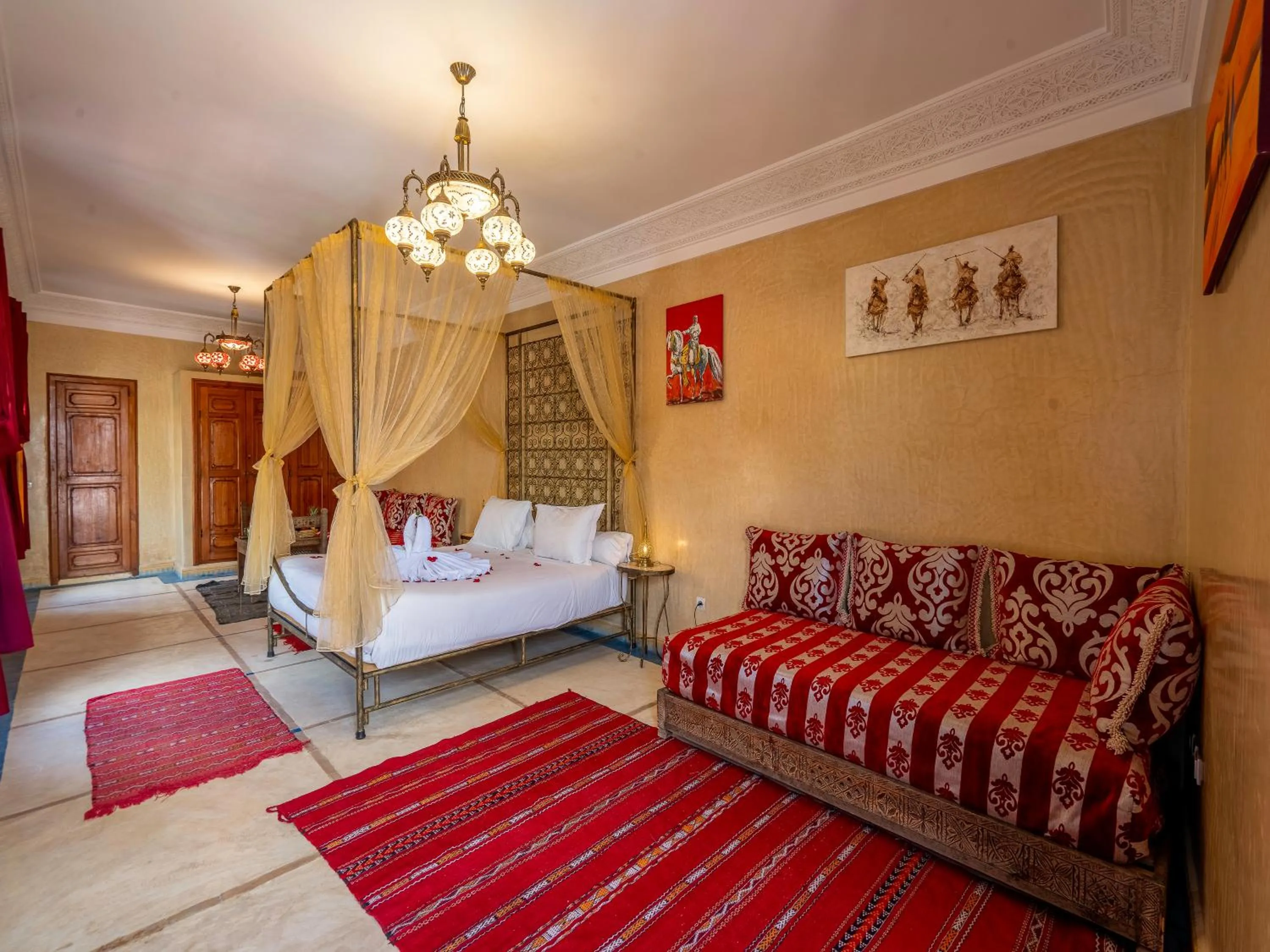 Bedroom, Bed in Palais Tinmel Marrakech