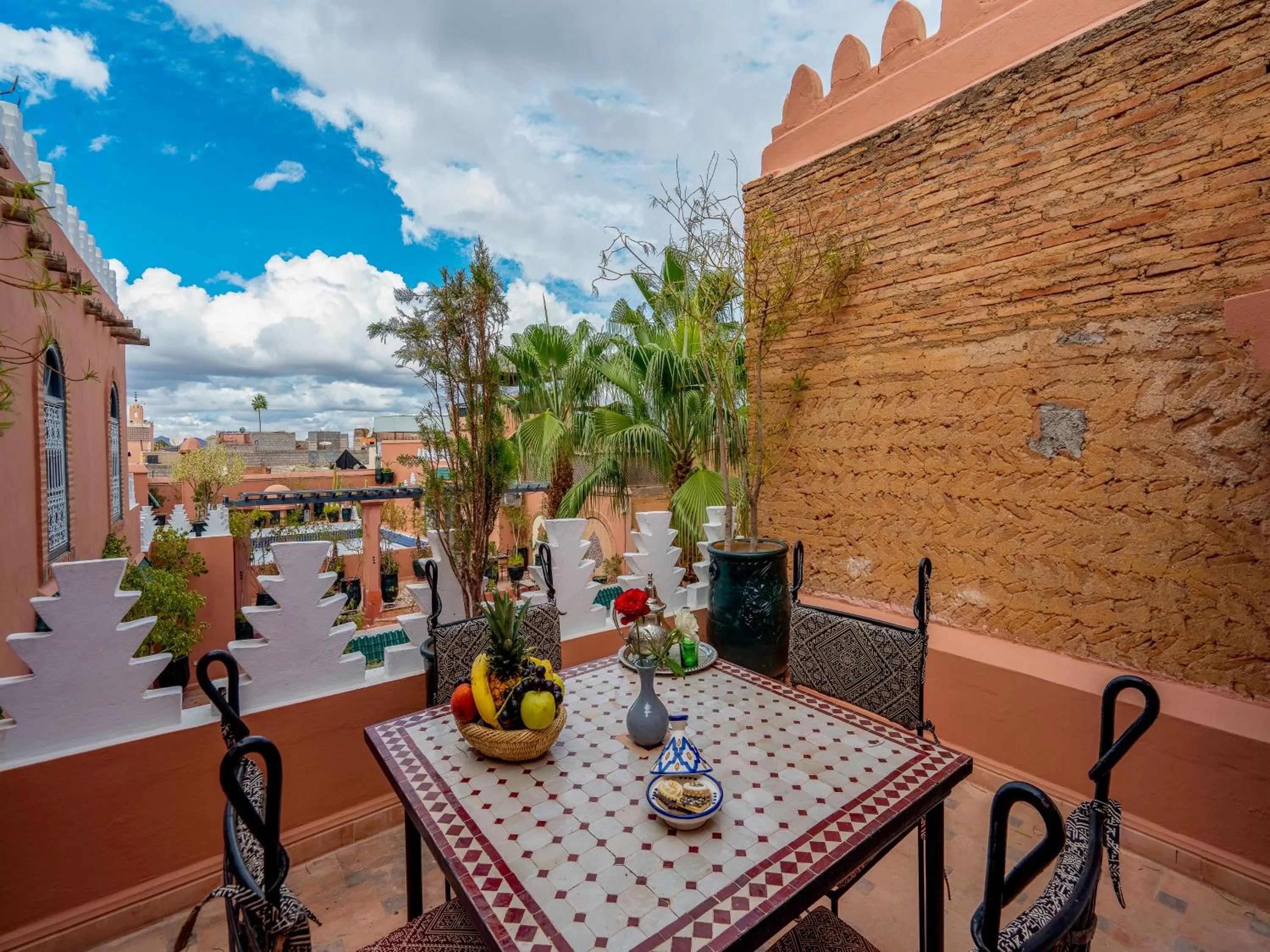 Balcony/Terrace in Palais Tinmel Marrakech