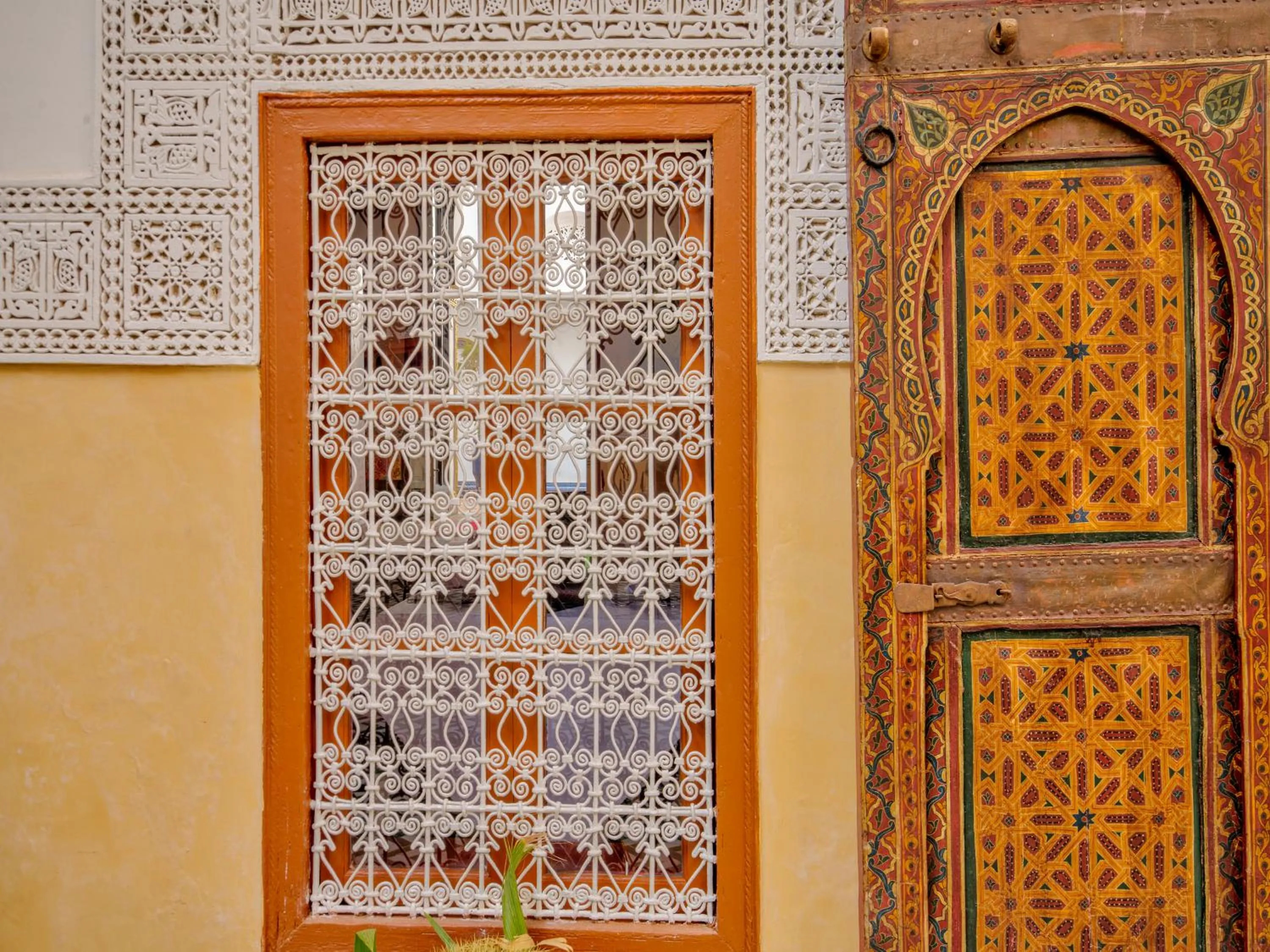 Decorative detail in Palais Tinmel Marrakech