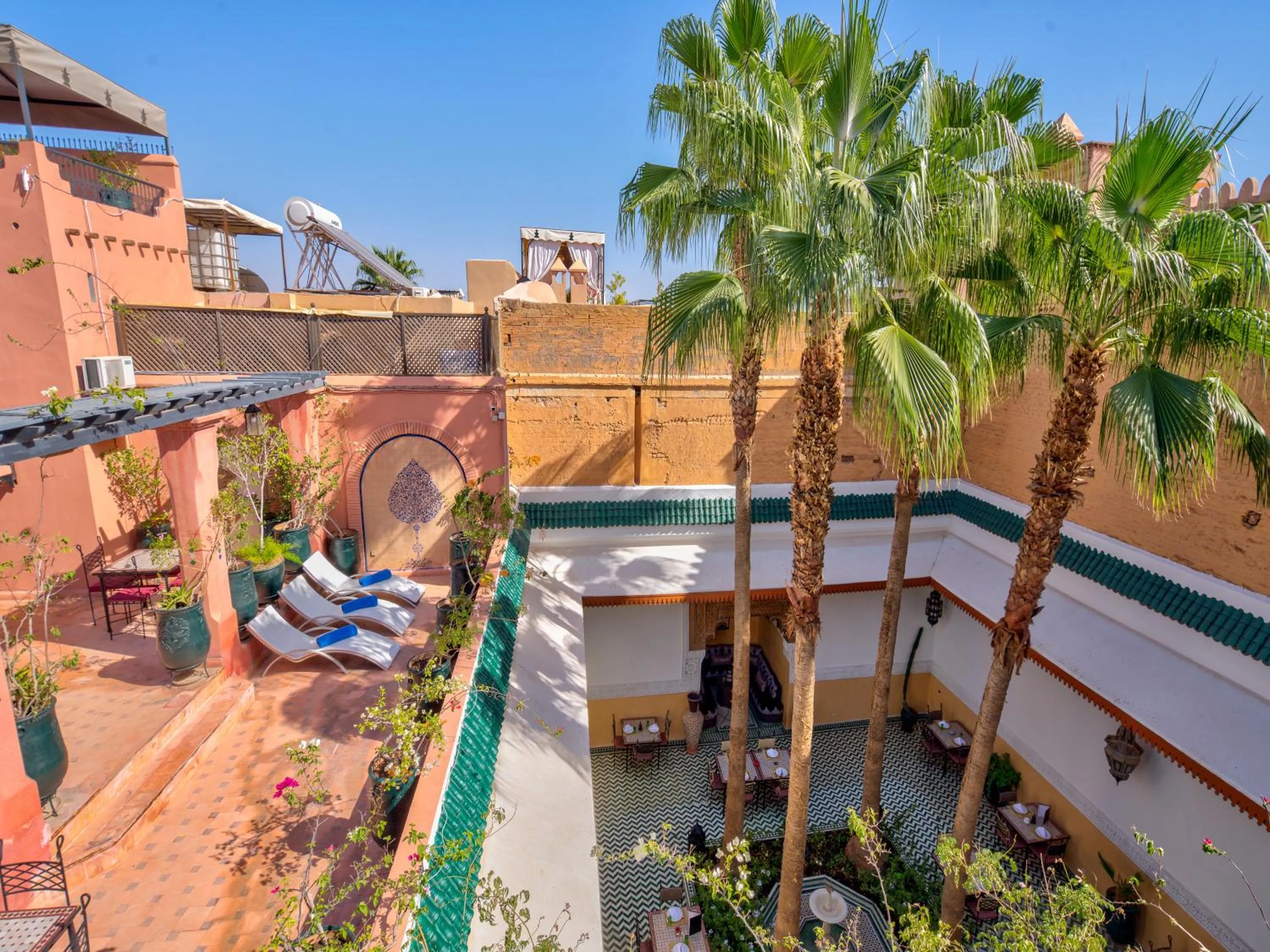 Patio in Palais Tinmel Marrakech