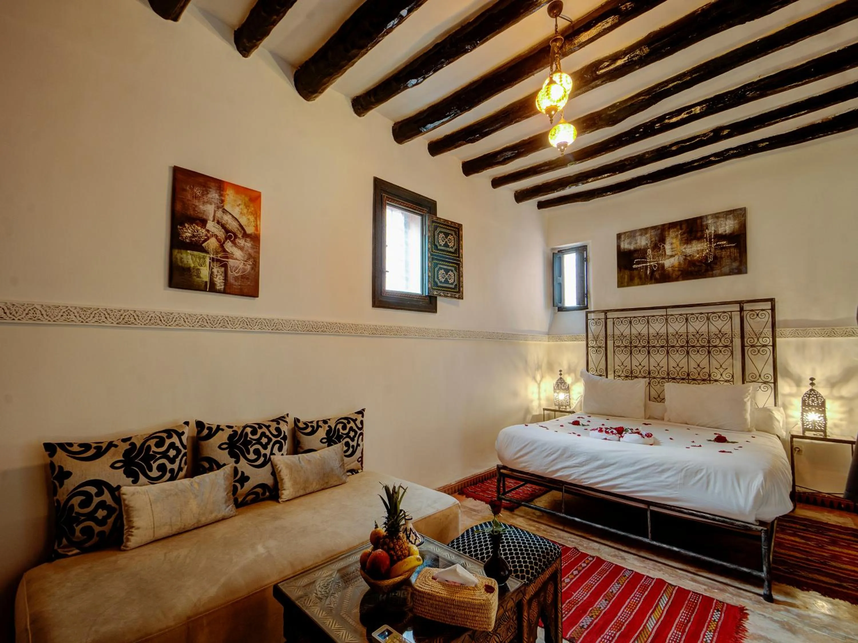 Bedroom, Bed in Palais Tinmel Marrakech