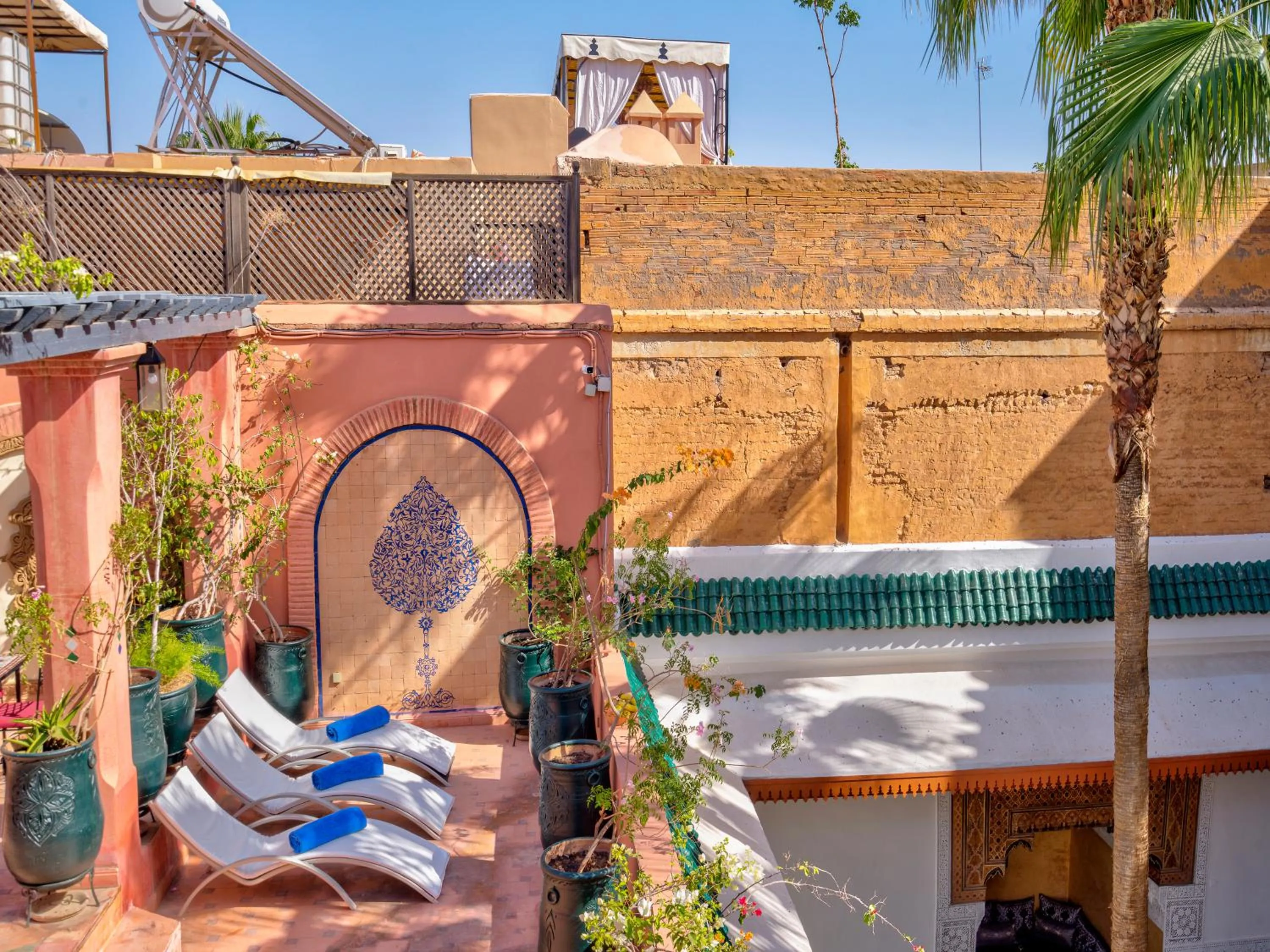 Patio in Palais Tinmel Marrakech