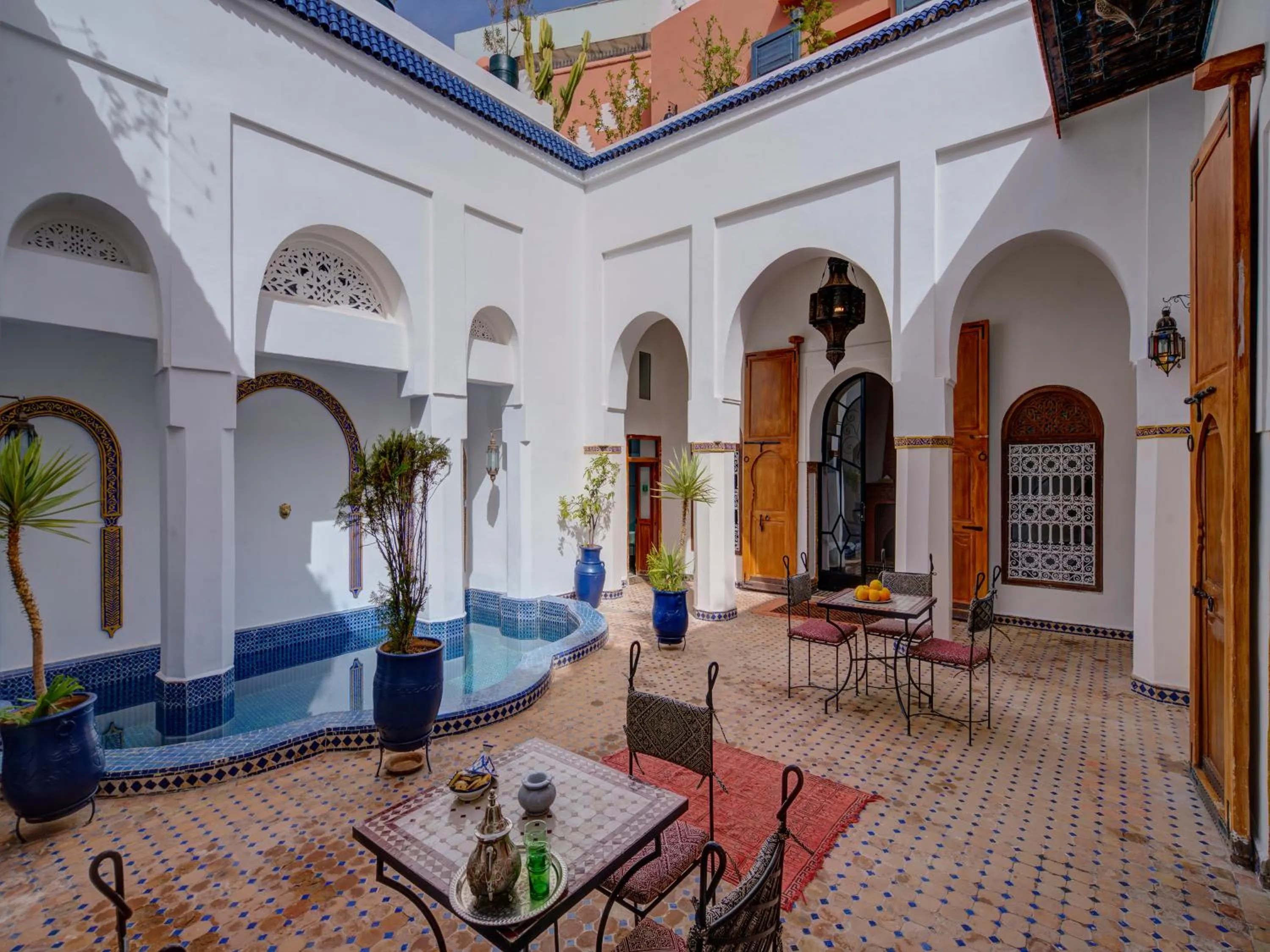 Swimming pool in Palais Tinmel Marrakech