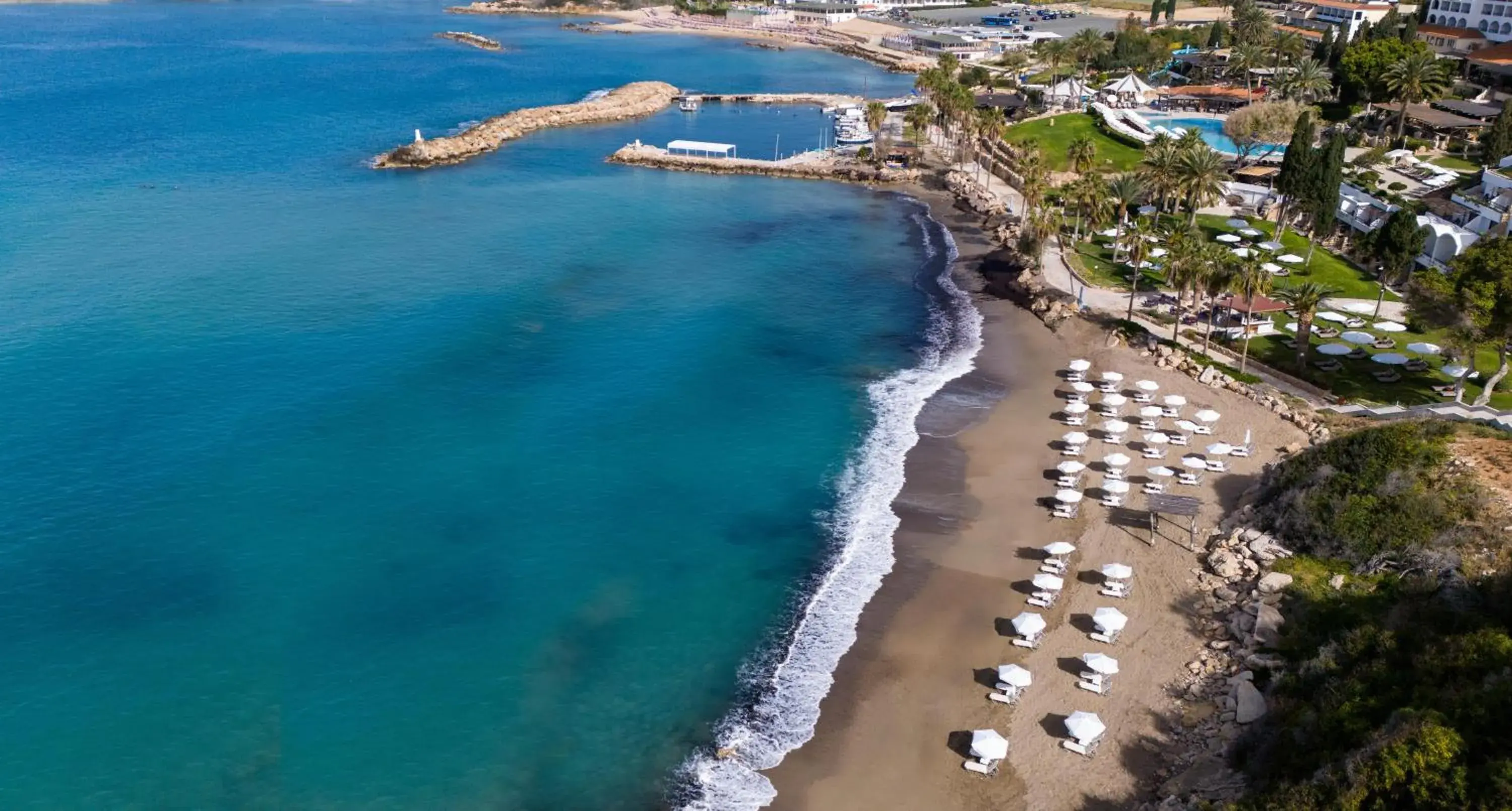 Property building in Coral Beach Hotel & Resort Cyprus Property building in Coral Beach Hotel & Resort Cyprus