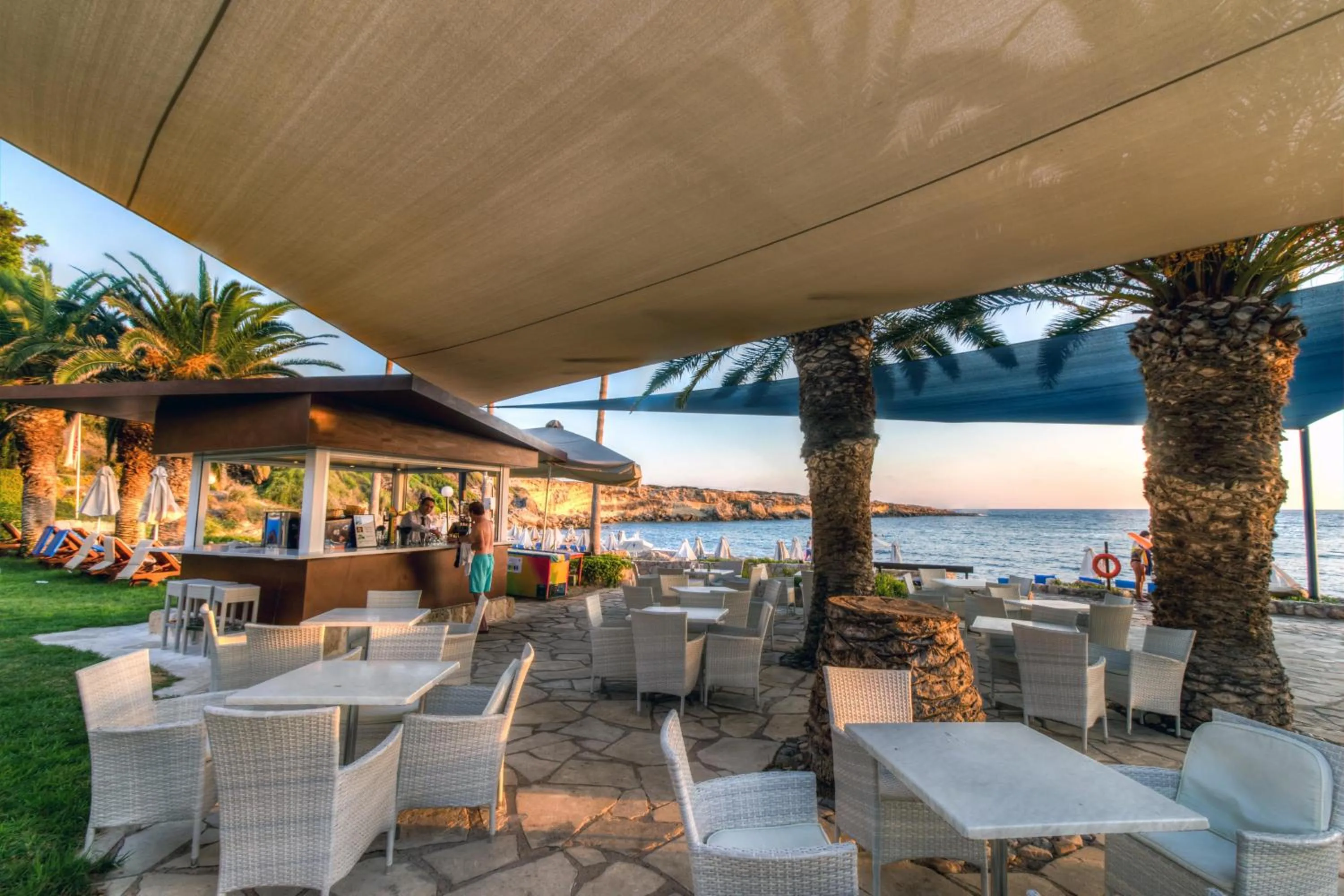 Balcony/Terrace in Coral Beach Hotel & Resort Cyprus