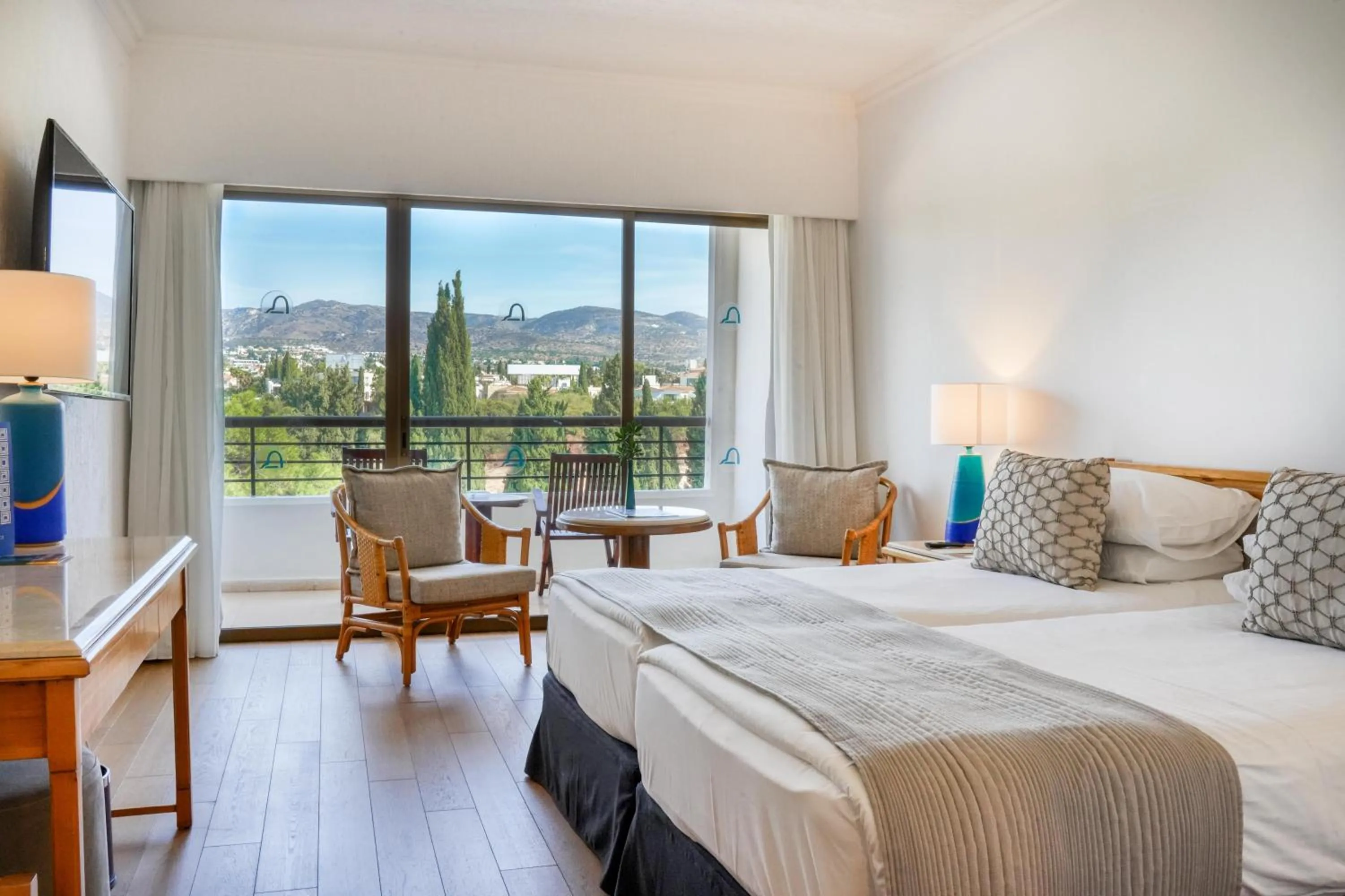 Photo of the whole room, Bed in Coral Beach Hotel & Resort Cyprus