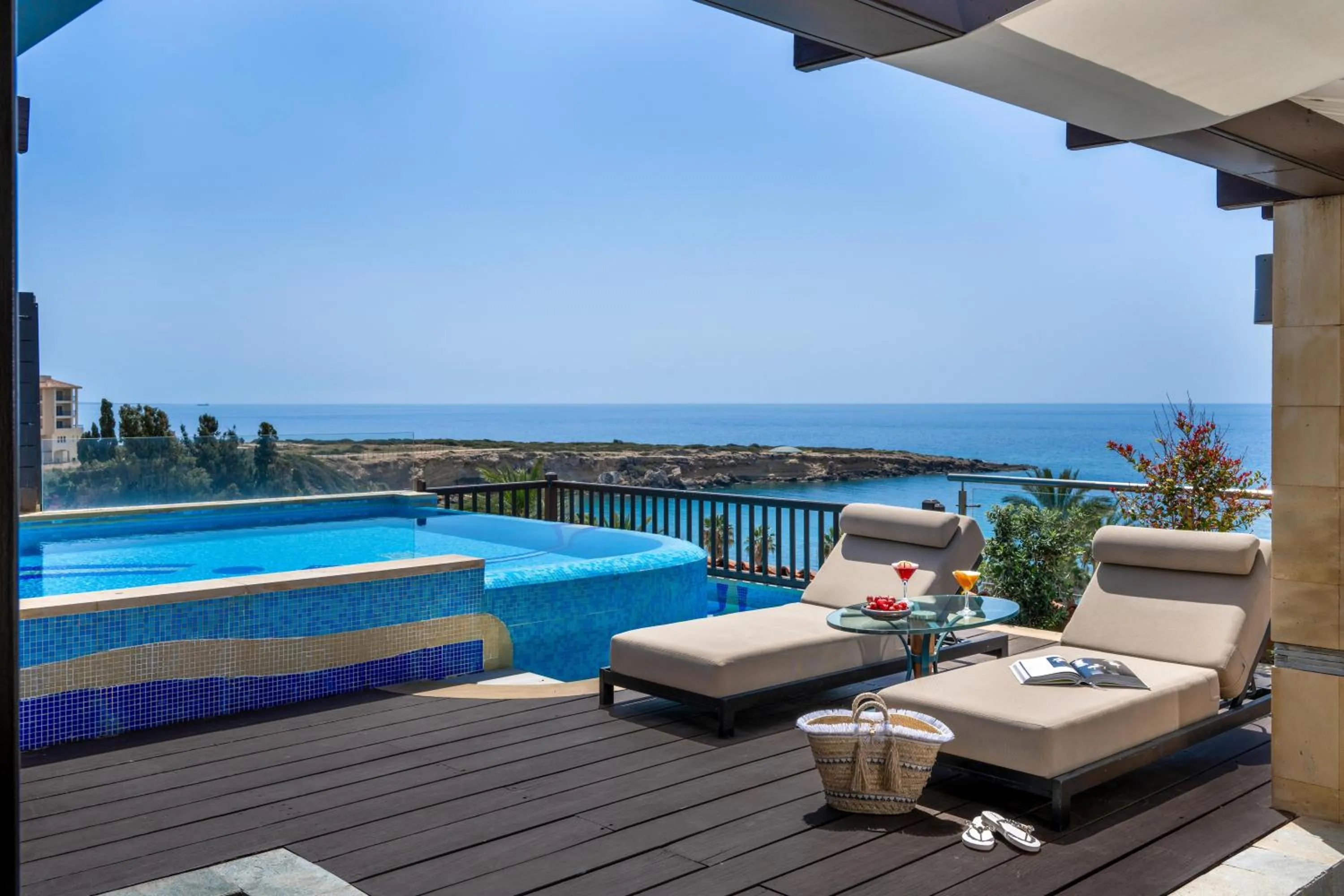 Balcony/Terrace in Coral Beach Hotel & Resort Cyprus