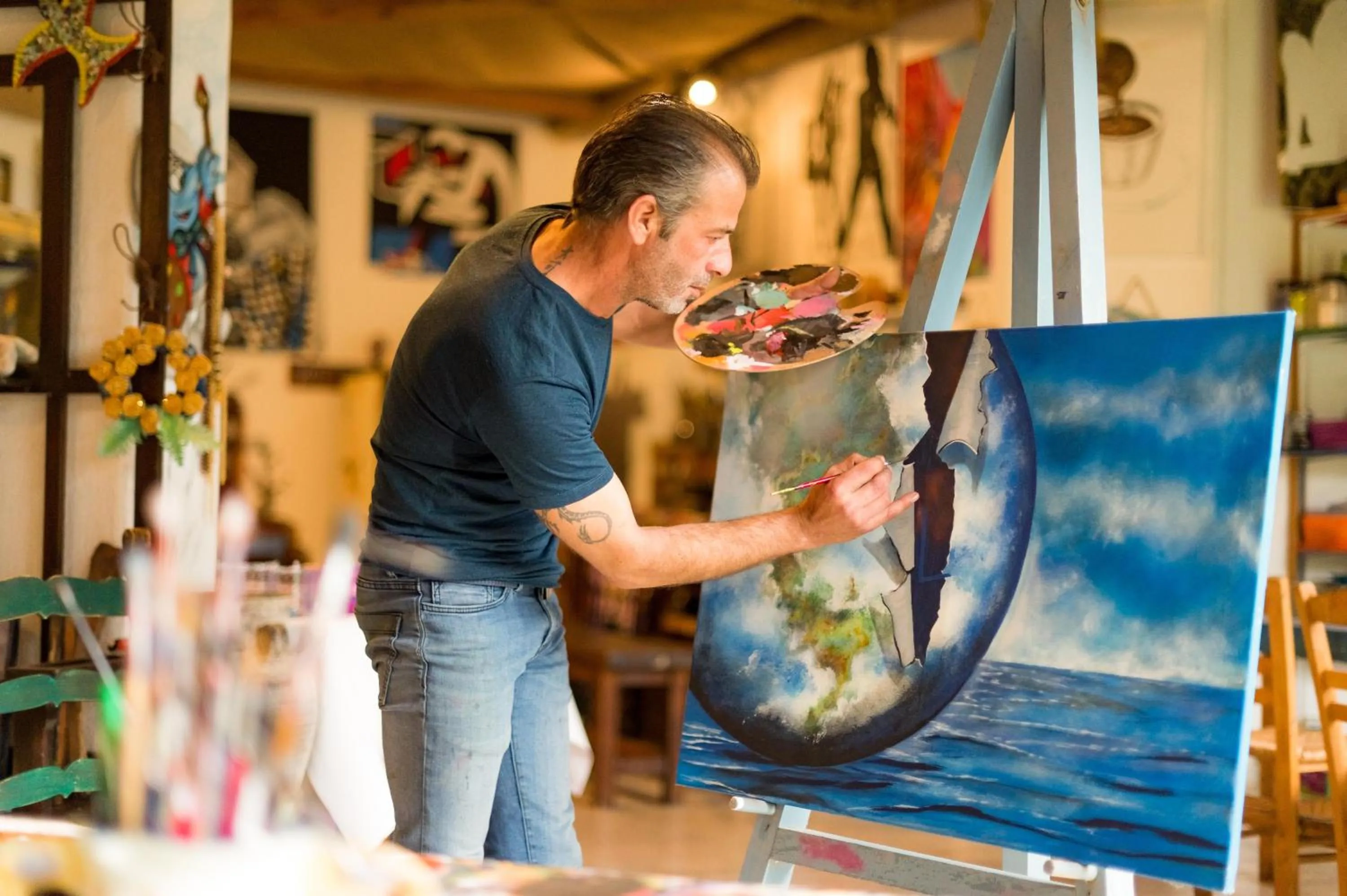 People in Coral Beach Hotel & Resort Cyprus