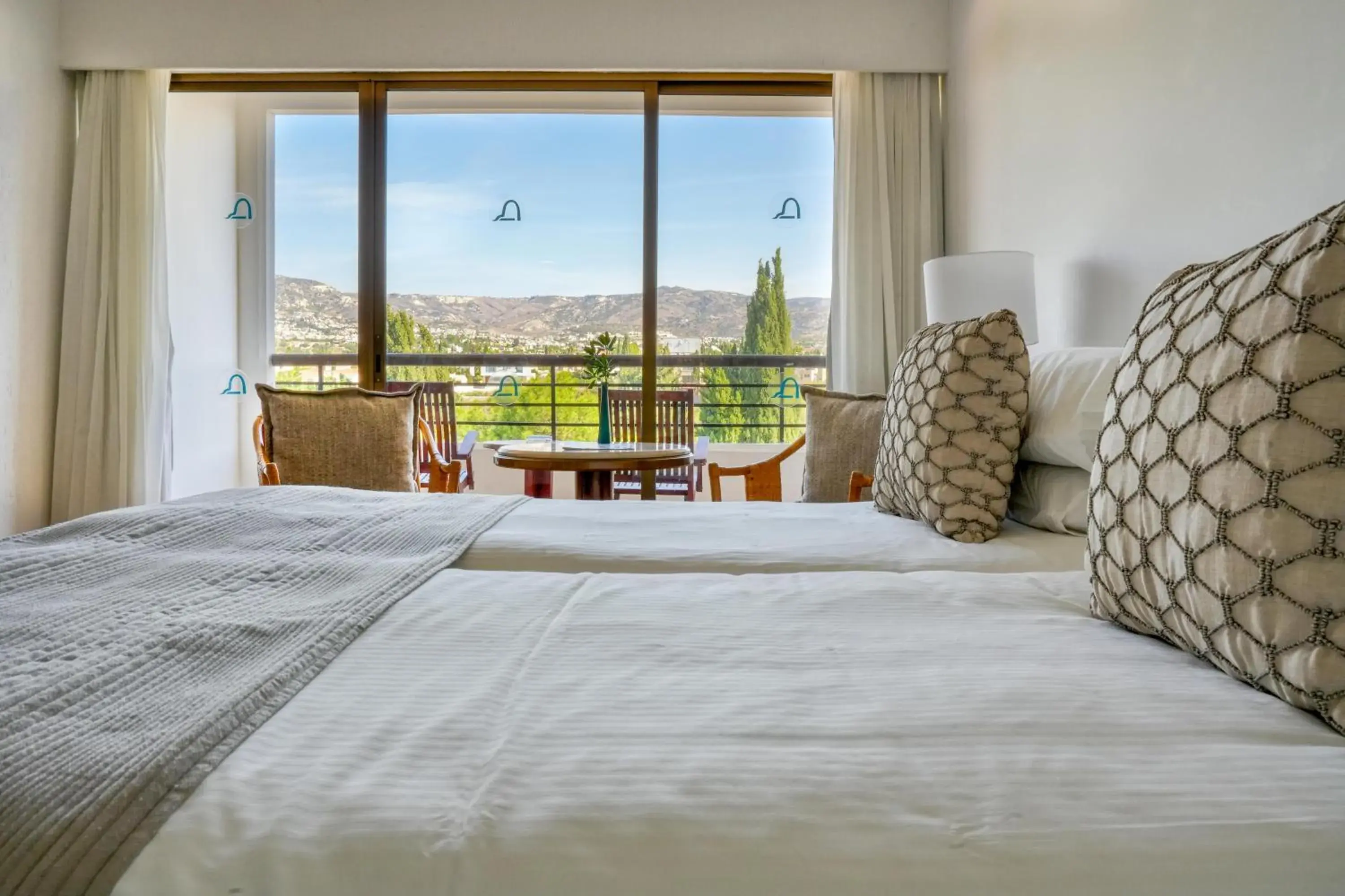 Double or Twin Room with Mountain View in Coral Beach Hotel & Resort Cyprus Double or Twin Room with Mountain View in Coral Beach Hotel & Resort Cyprus