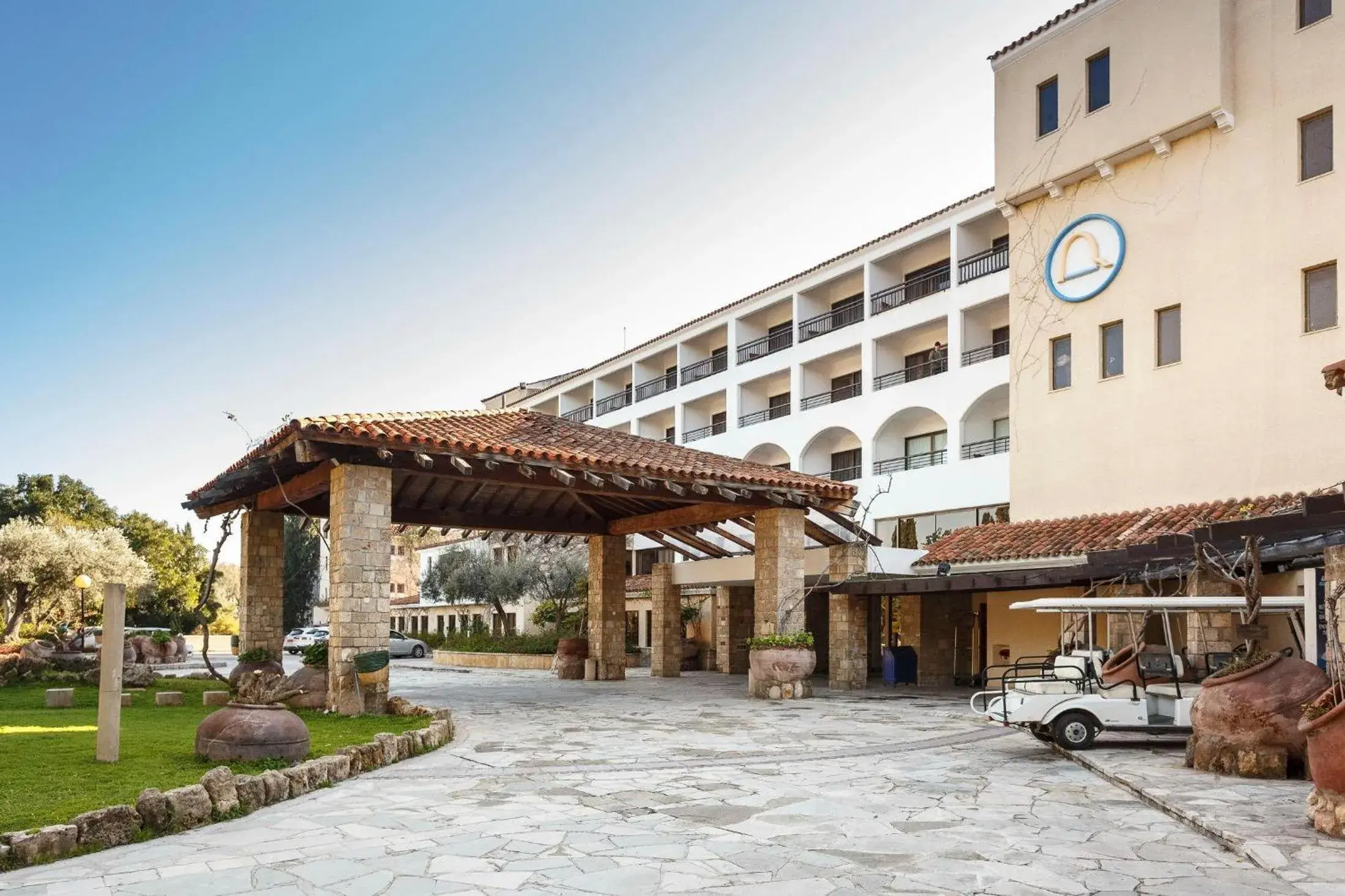 Property building in Coral Beach Hotel & Resort Cyprus Property building in Coral Beach Hotel & Resort Cyprus