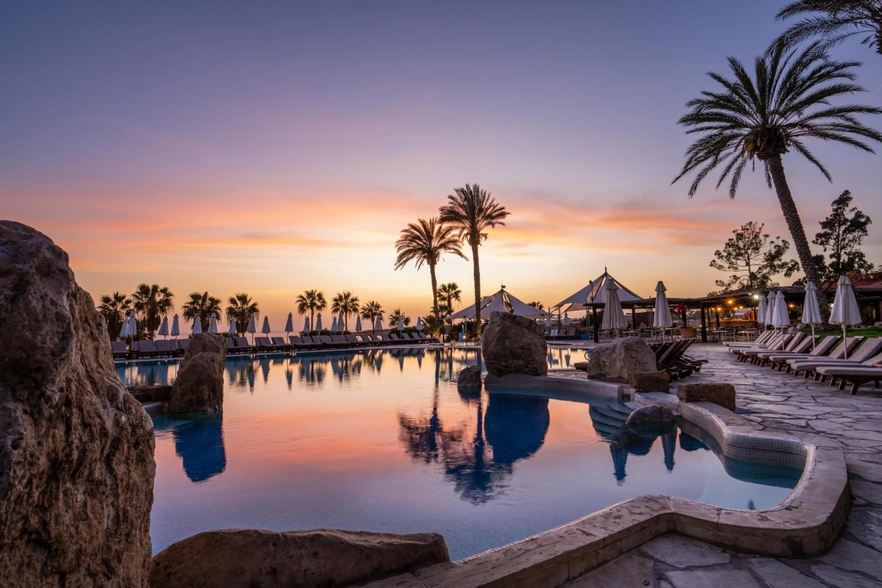 Swimming pool in Coral Beach Hotel & Resort Cyprus