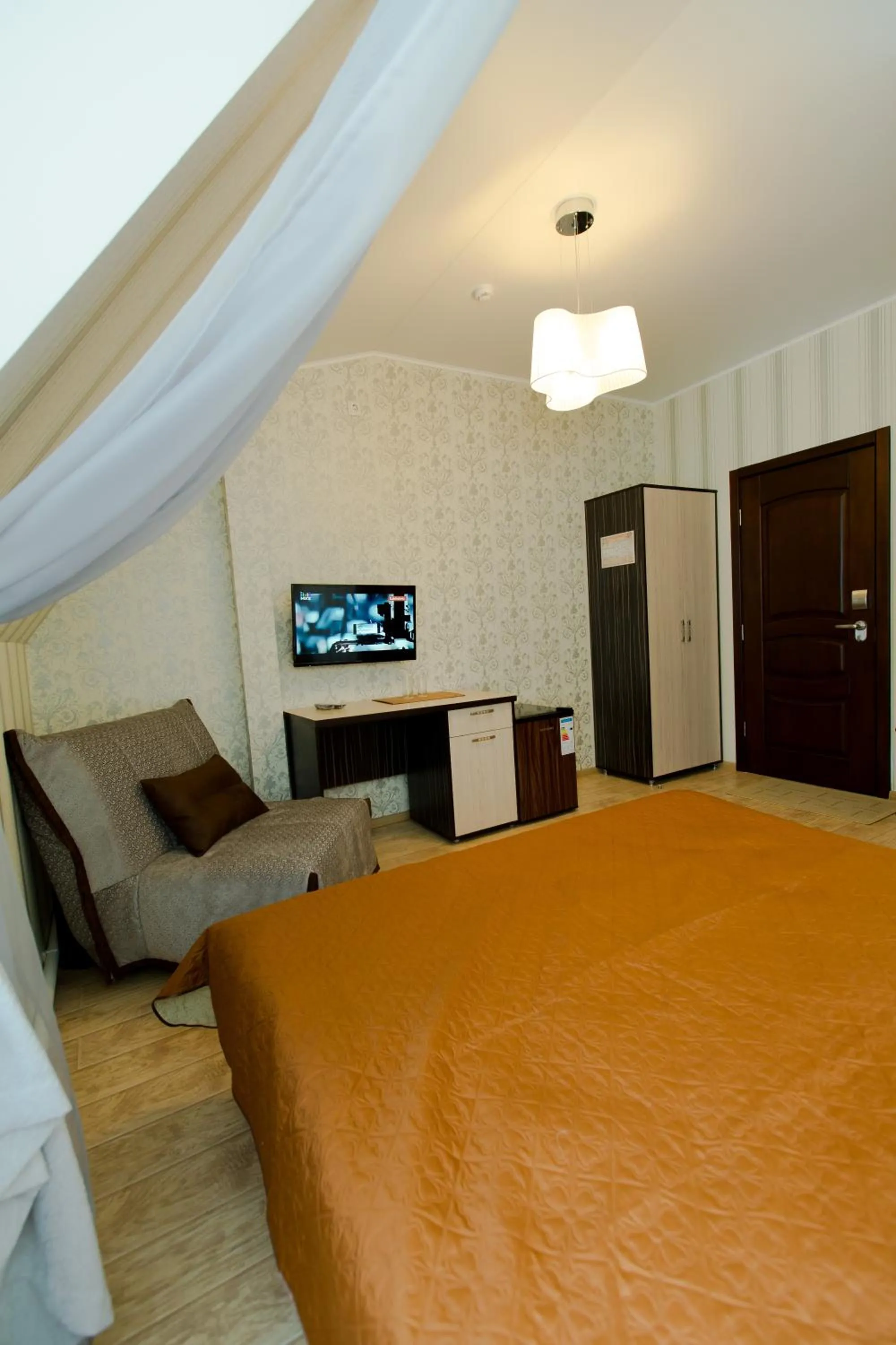 Bed in Hotel Hizhina