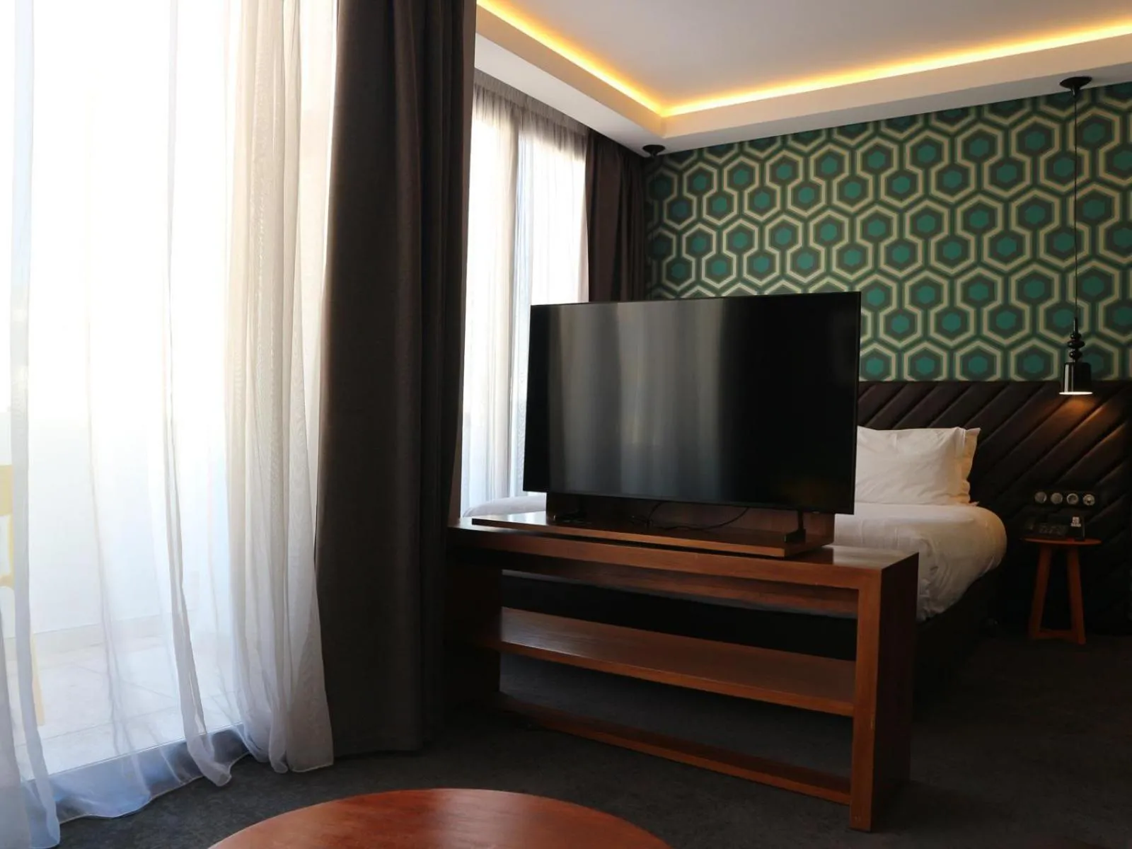 Bed in Boutique Hotel Gauthier Restaurant Terrasse