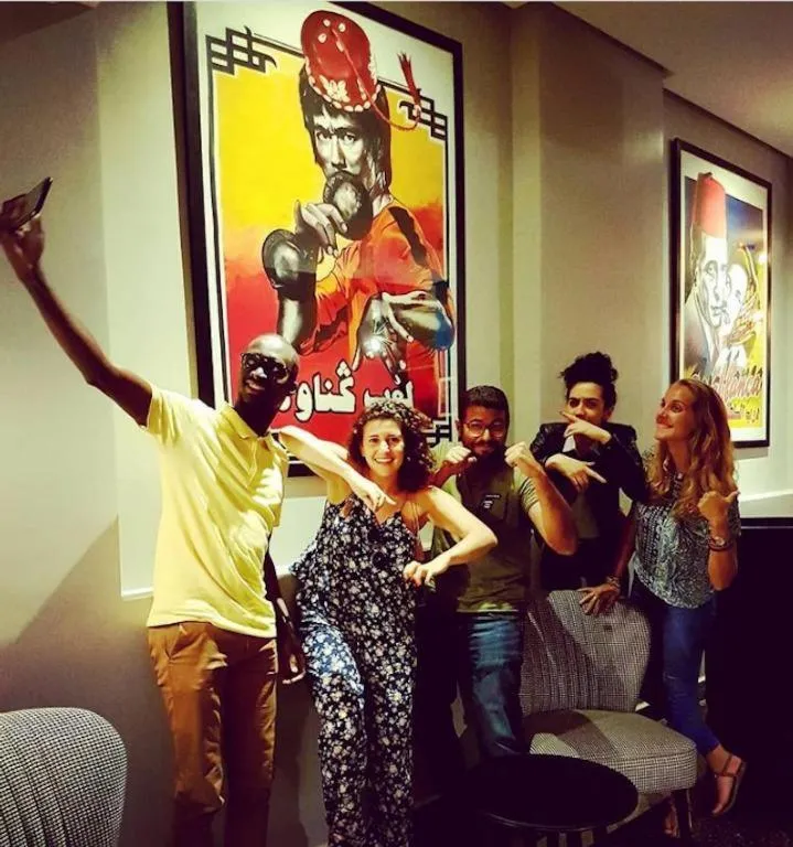 People in Boutique Hotel Gauthier Restaurant Terrasse