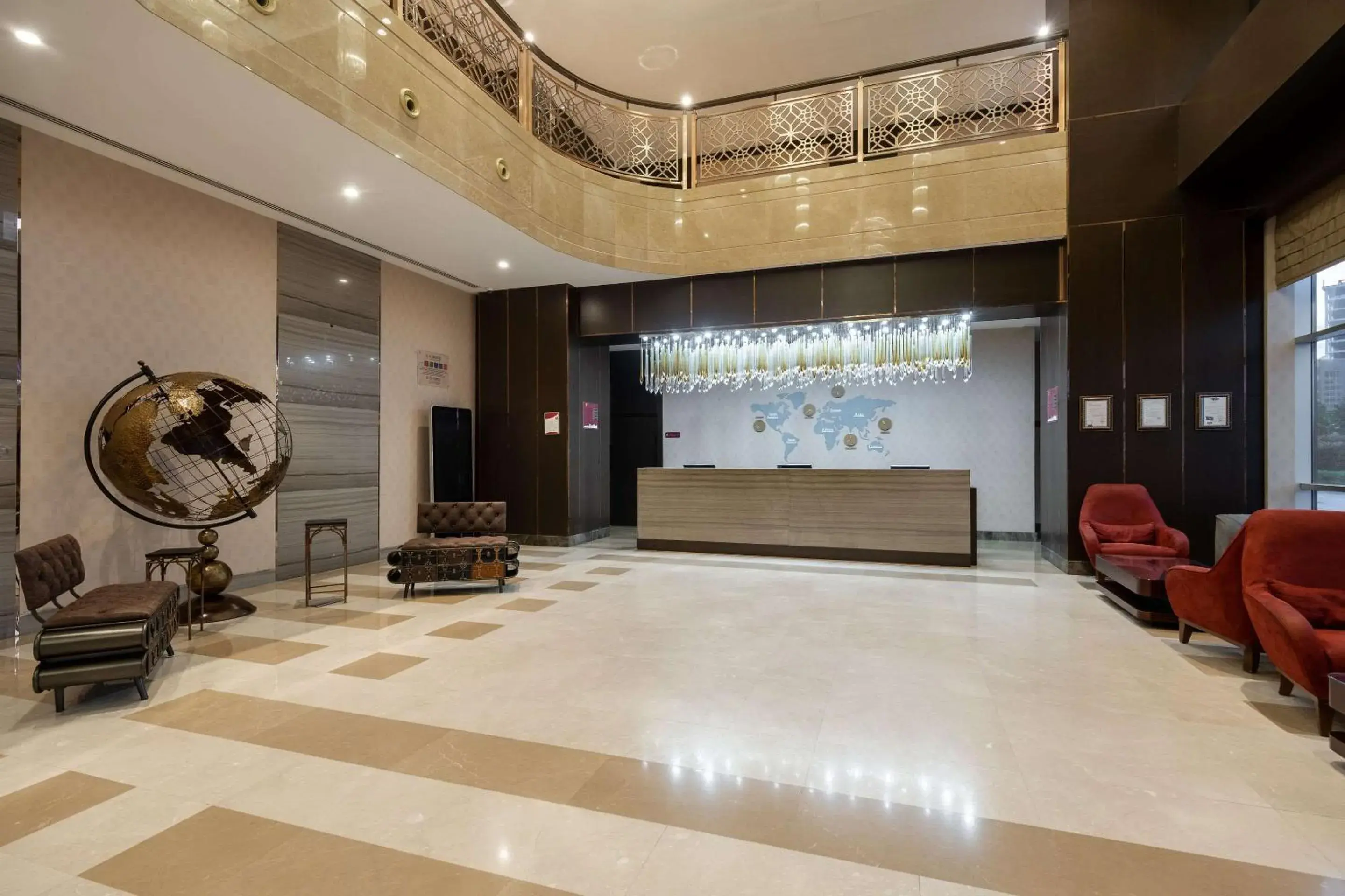 Lobby or reception in Clarion Hotel Istanbul Mahmutbey Lobby or reception in Clarion Hotel Istanbul Mahmutbey