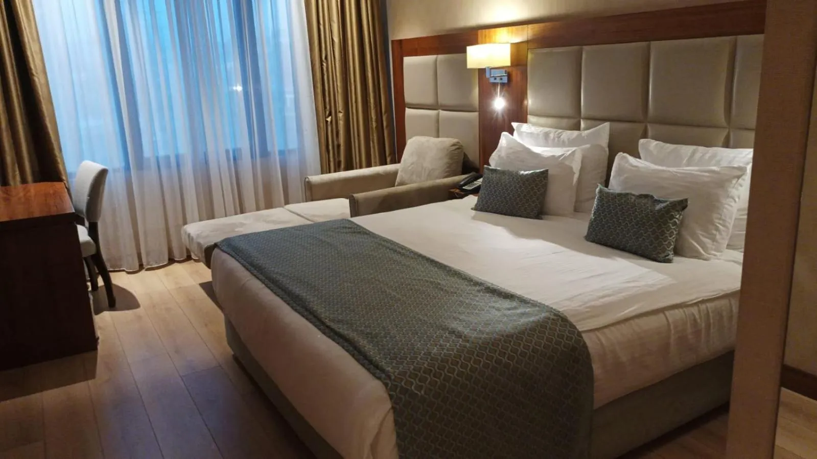 Bed in Clarion Hotel Istanbul Mahmutbey