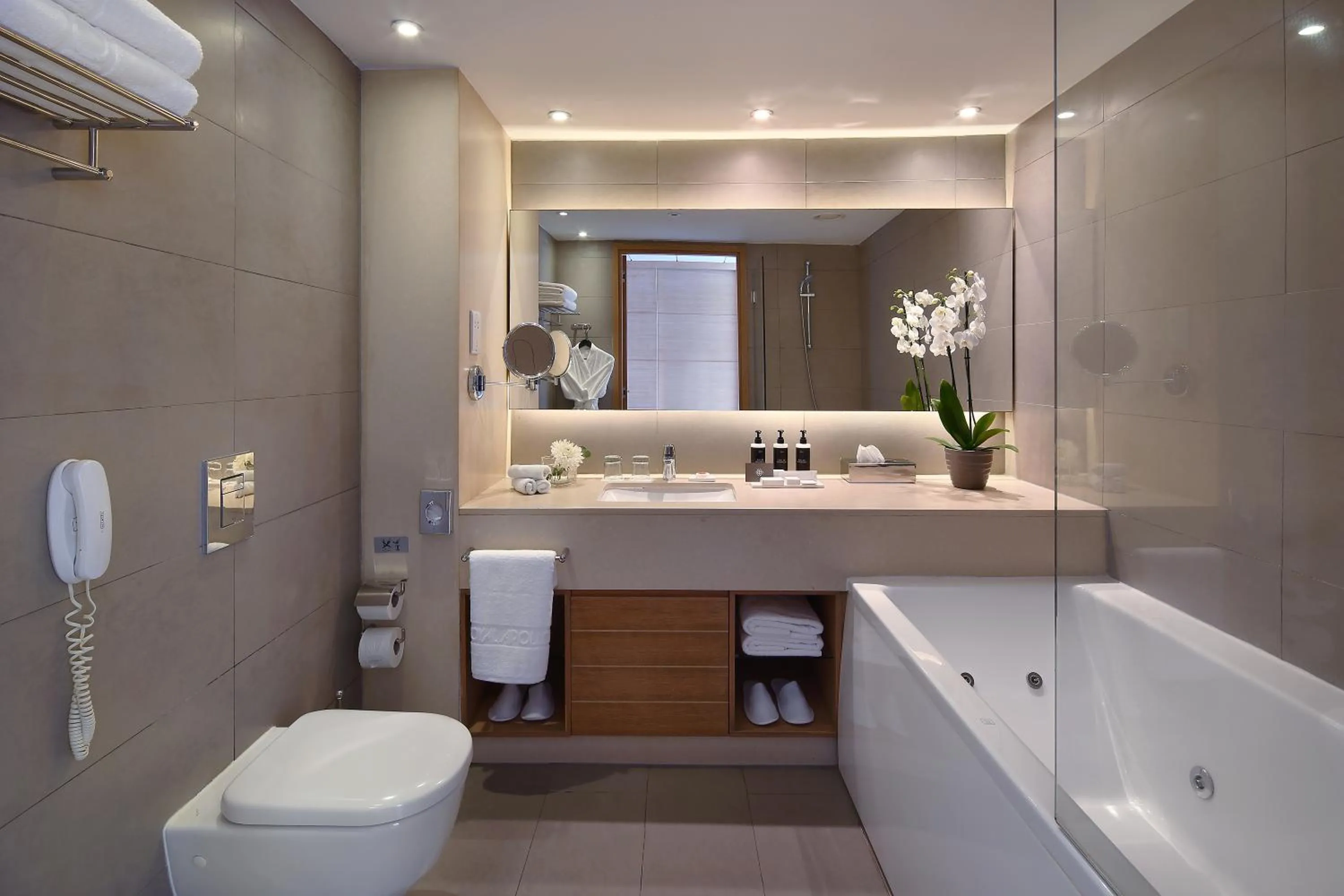 Bathroom in Royal Apollonia by Louis Hotels