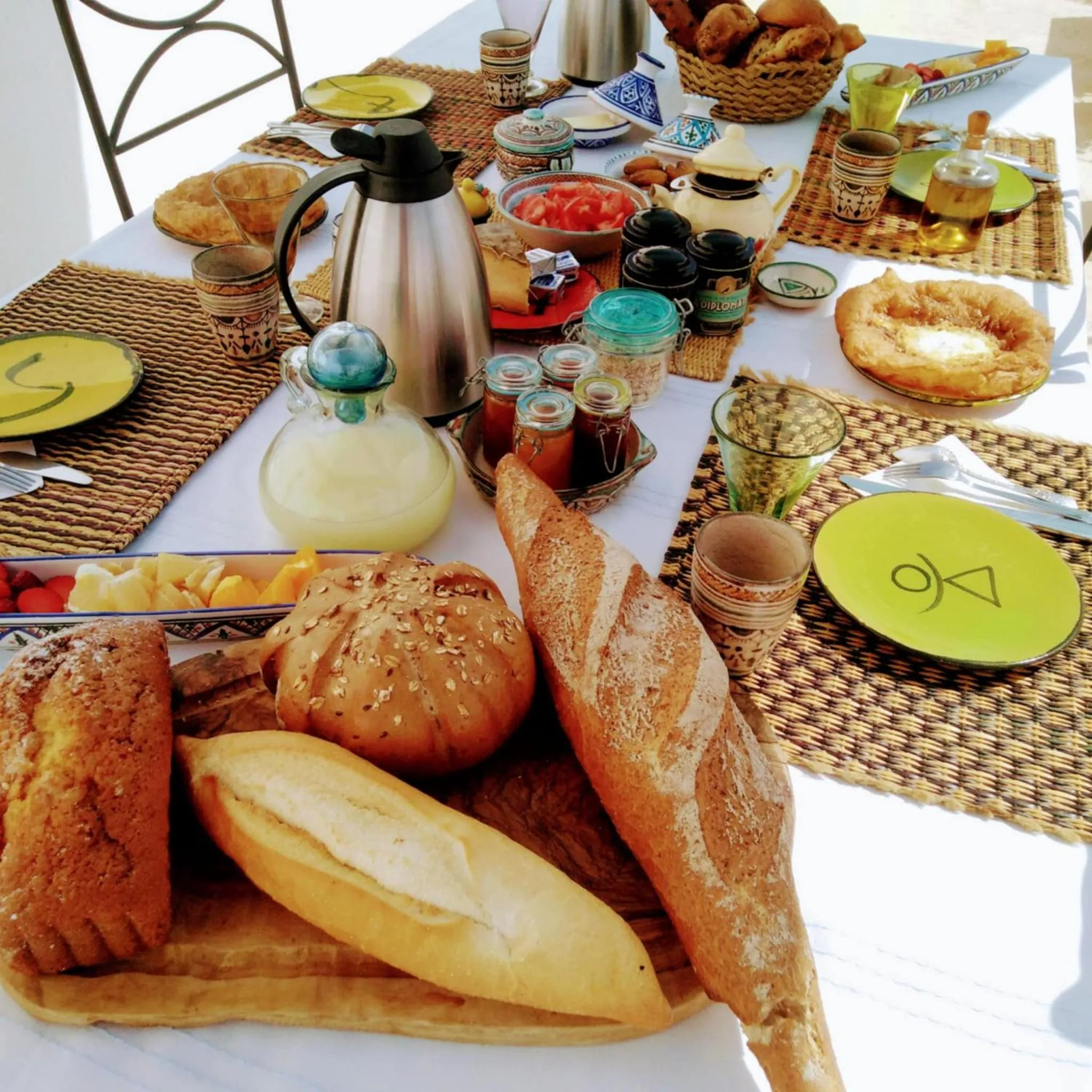 Breakfast in Dar R'Bat, Maison d'Hôtes de charme