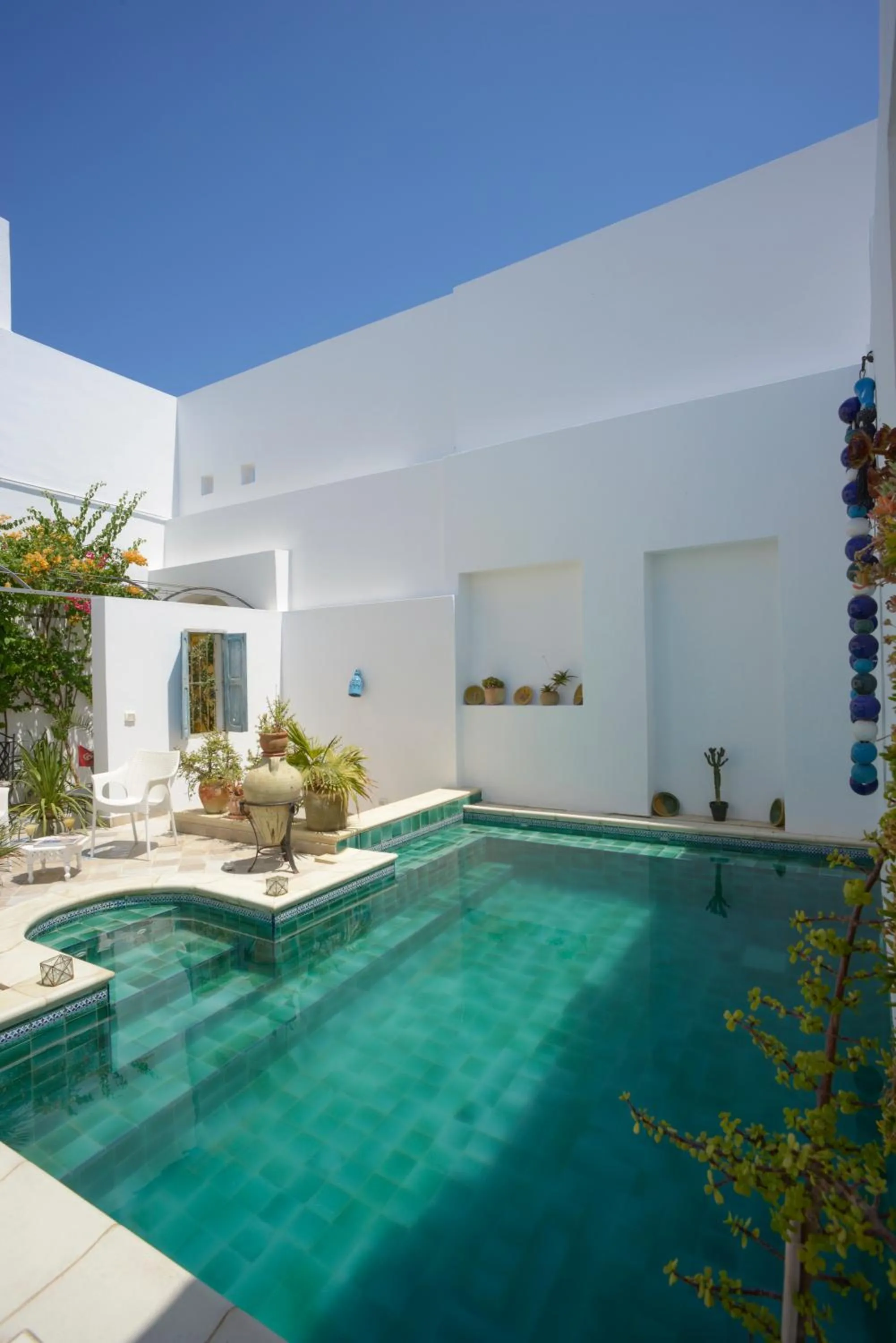 Pool view in Dar R'Bat, Maison d'Hôtes de charme