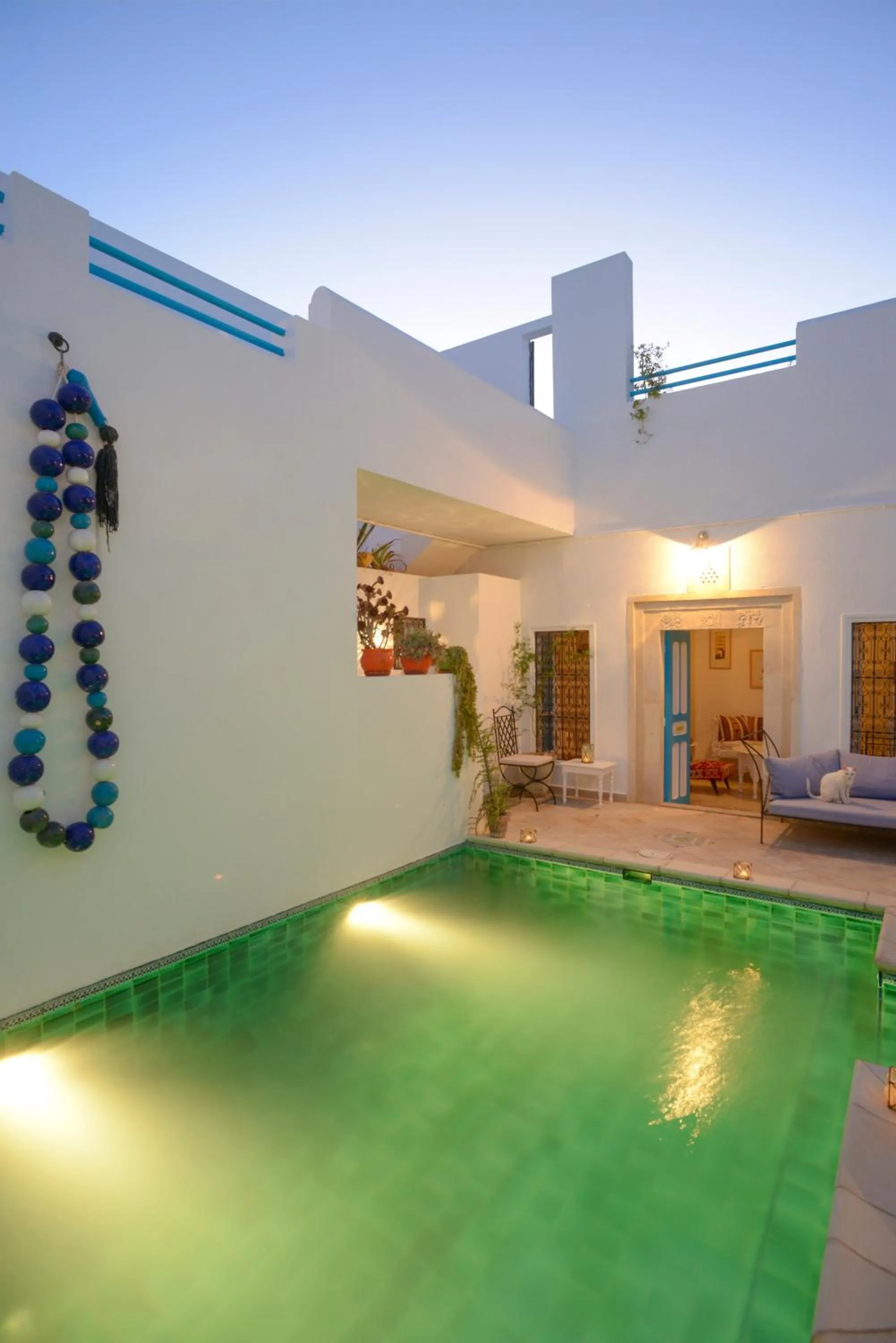 Swimming pool in Dar R'Bat, Maison d'Hôtes de charme