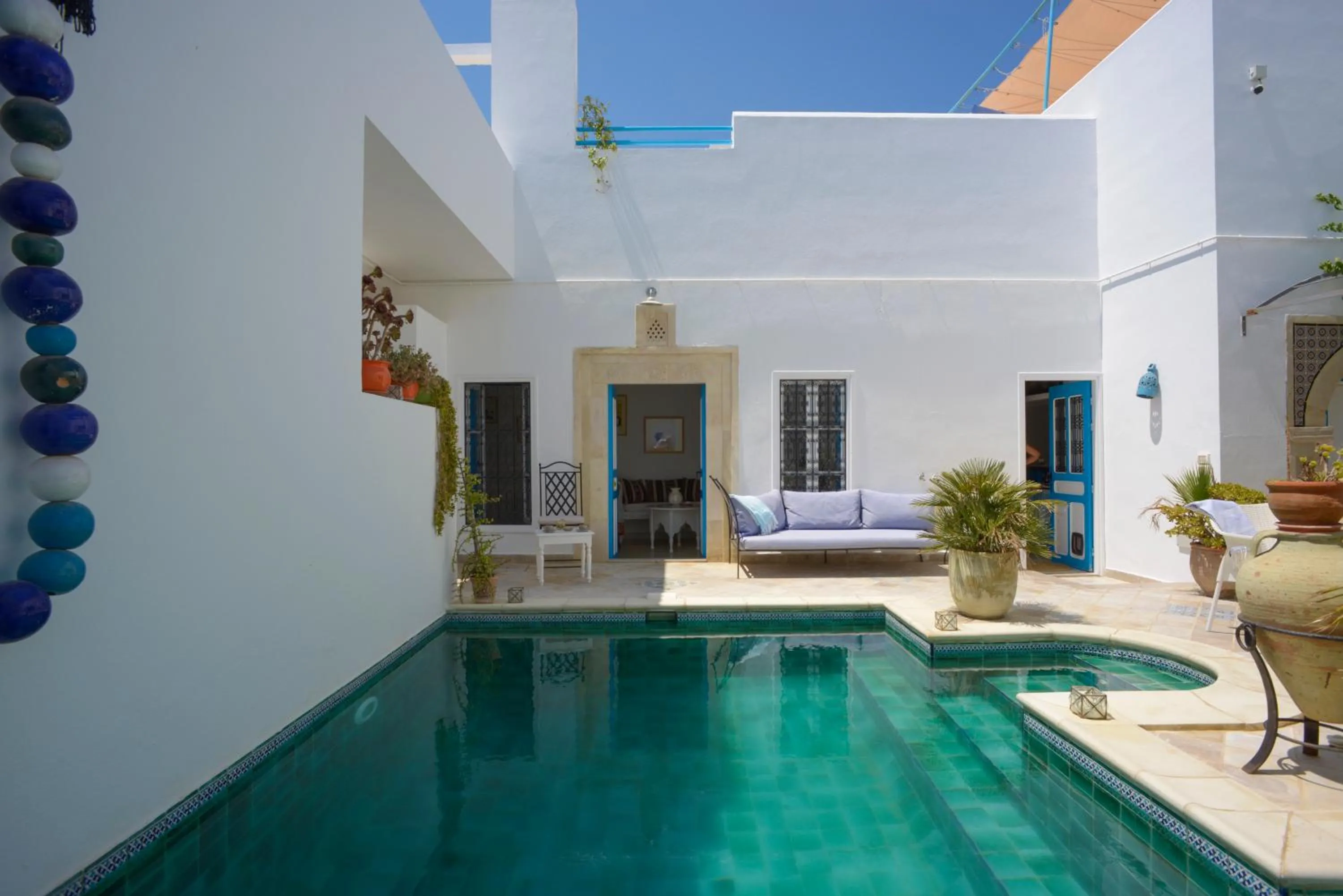 Pool view in Dar R'Bat, Maison d'Hôtes de charme