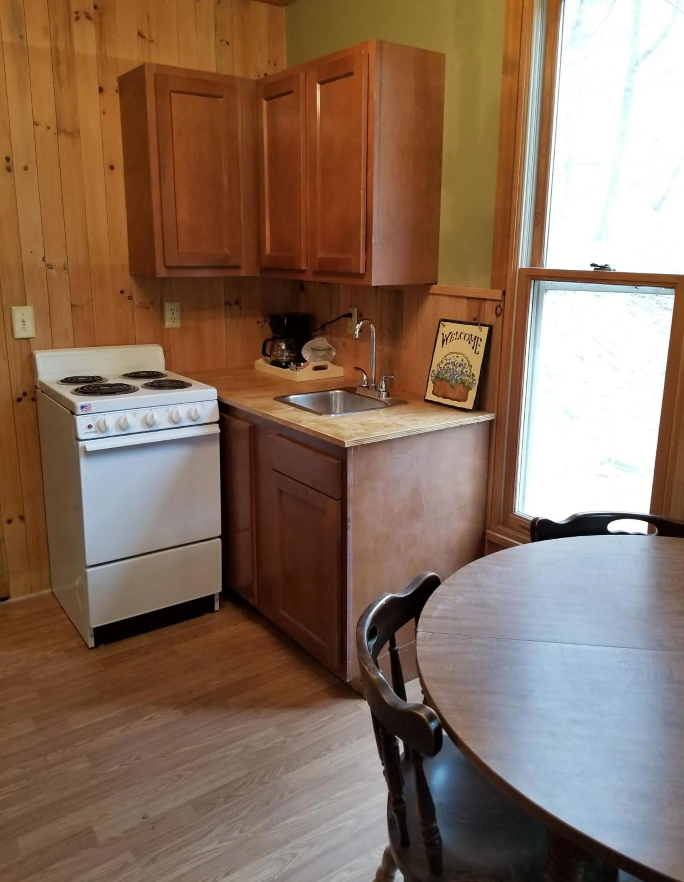 Kitchen or kitchenette in The Cabins at Healing Springs