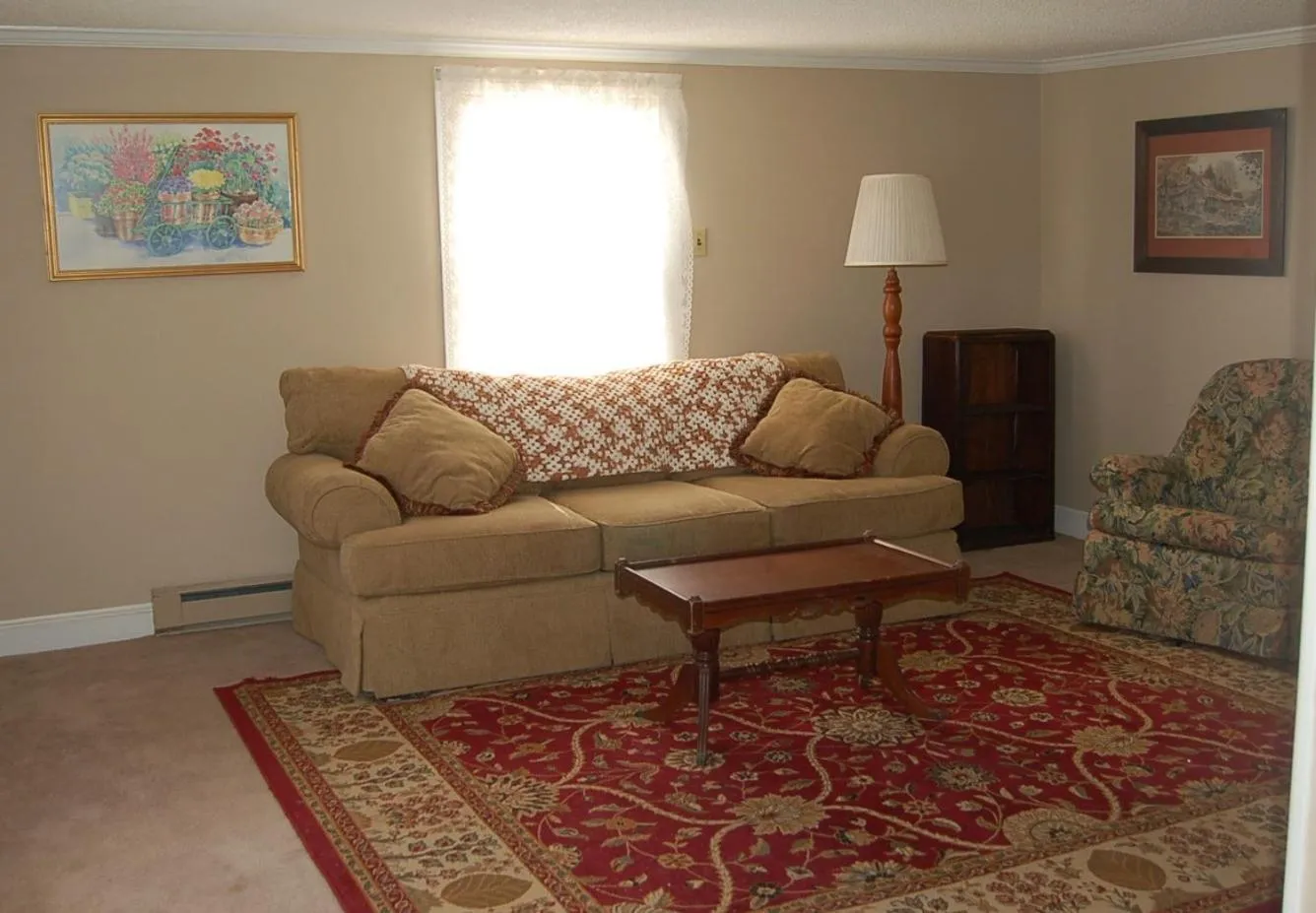 Living room in The Cabins at Healing Springs