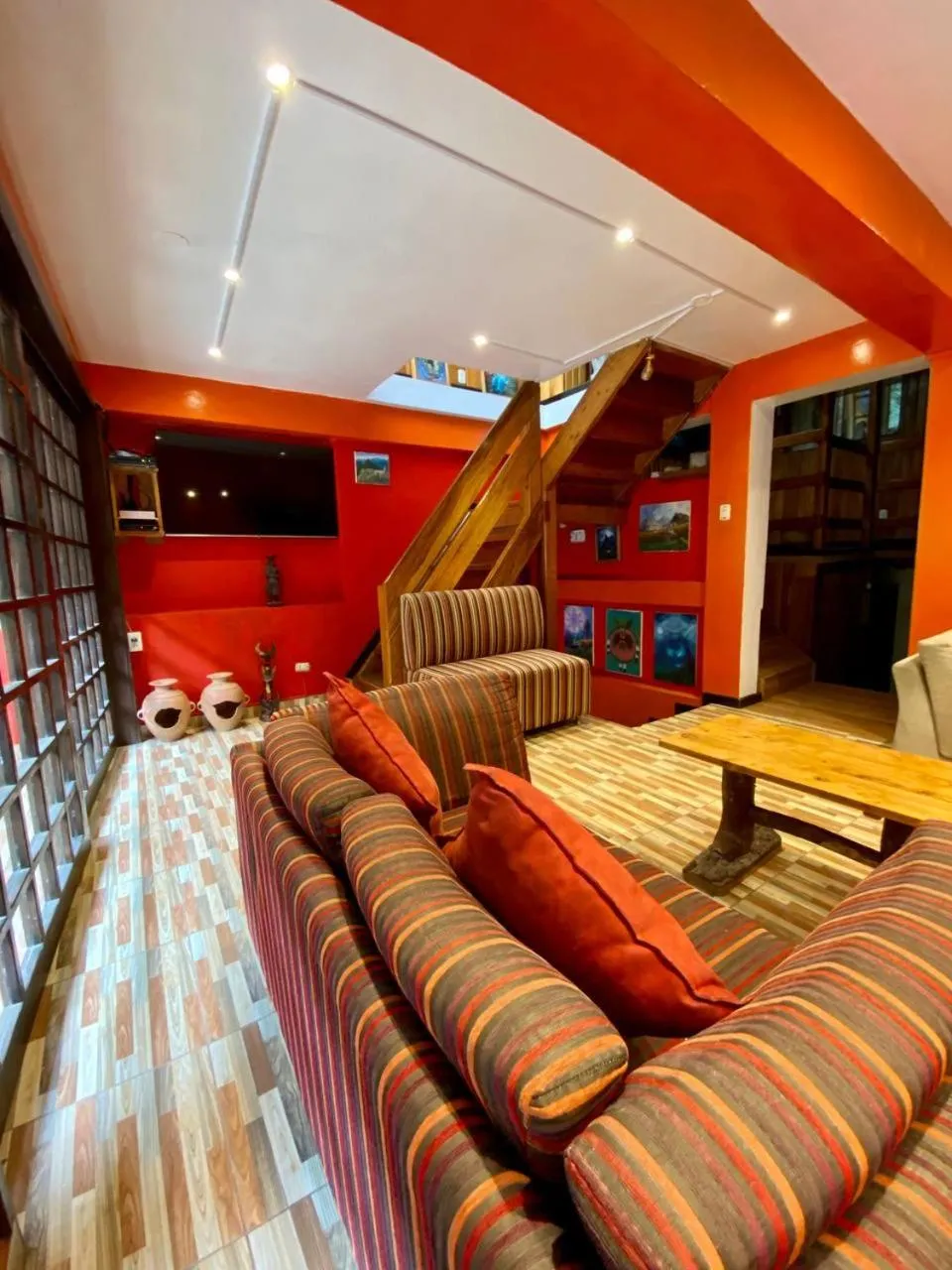 Lobby or reception in Mistico Machupicchu Eco B&B