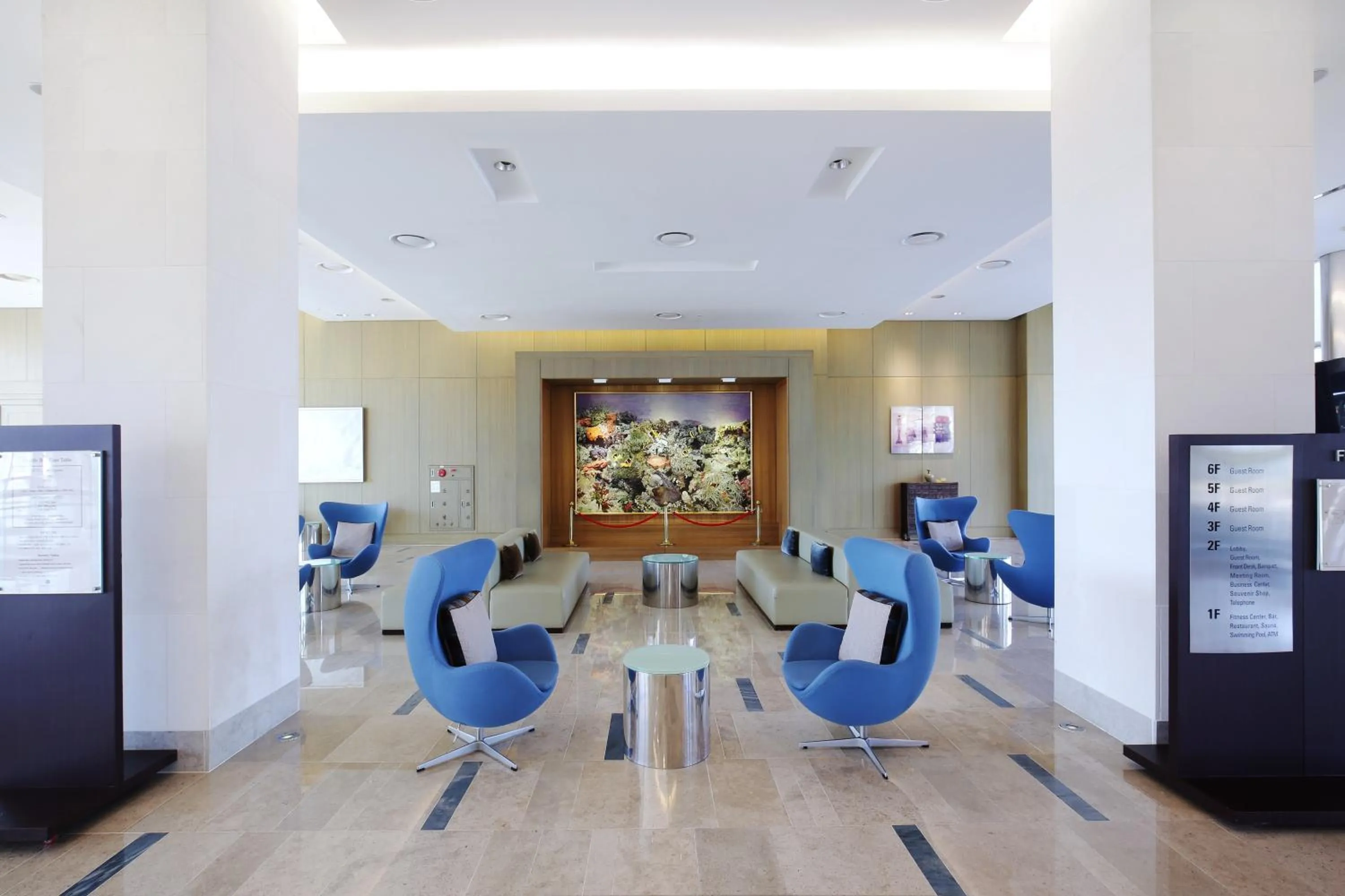 Lobby or reception in Geoje Samsung Hotel