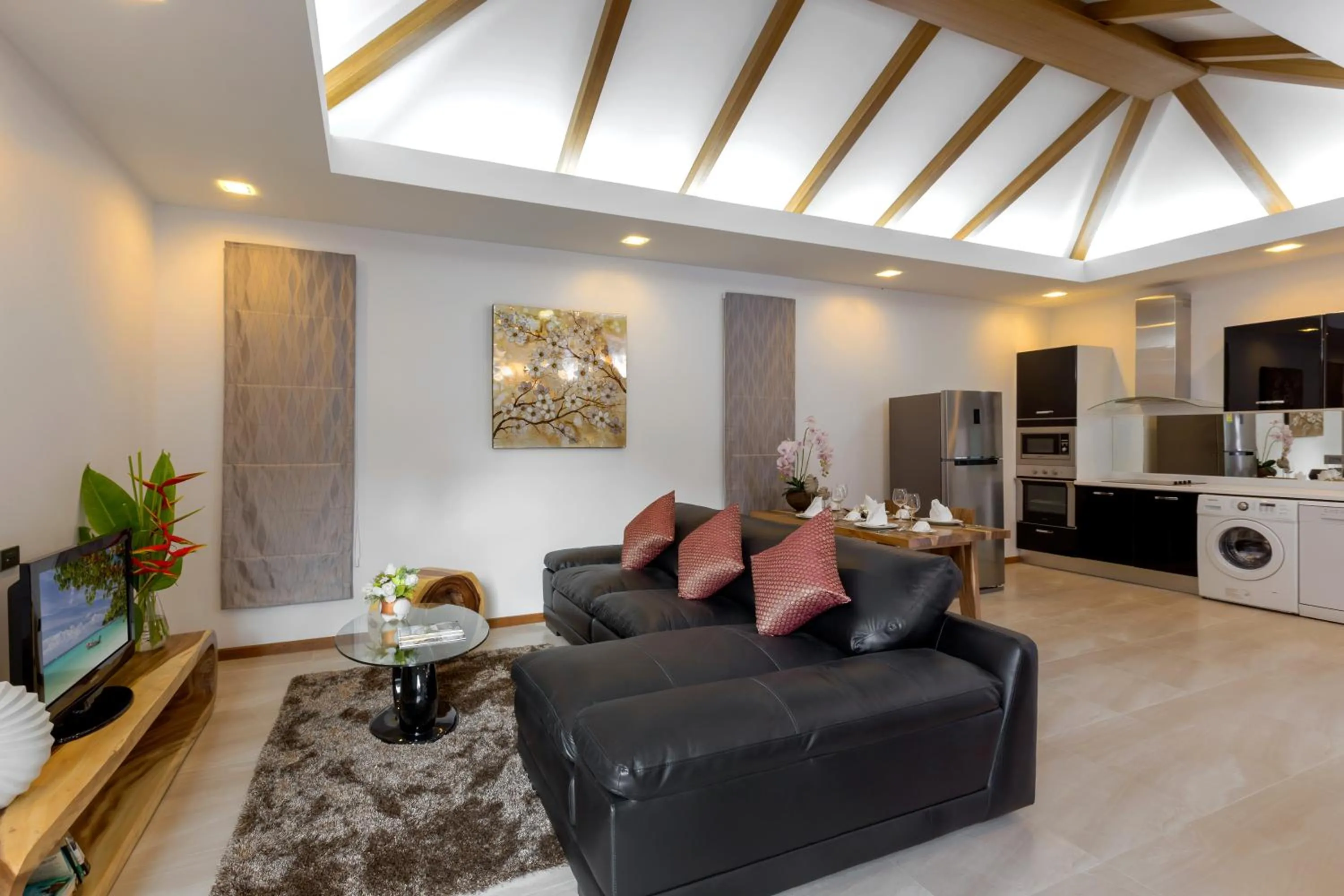 Living room in La Ville Phuket Pool Villa