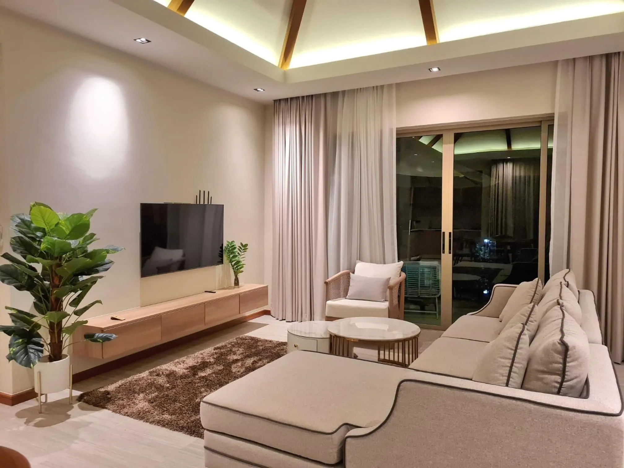 Living room in La Ville Phuket Pool Villa