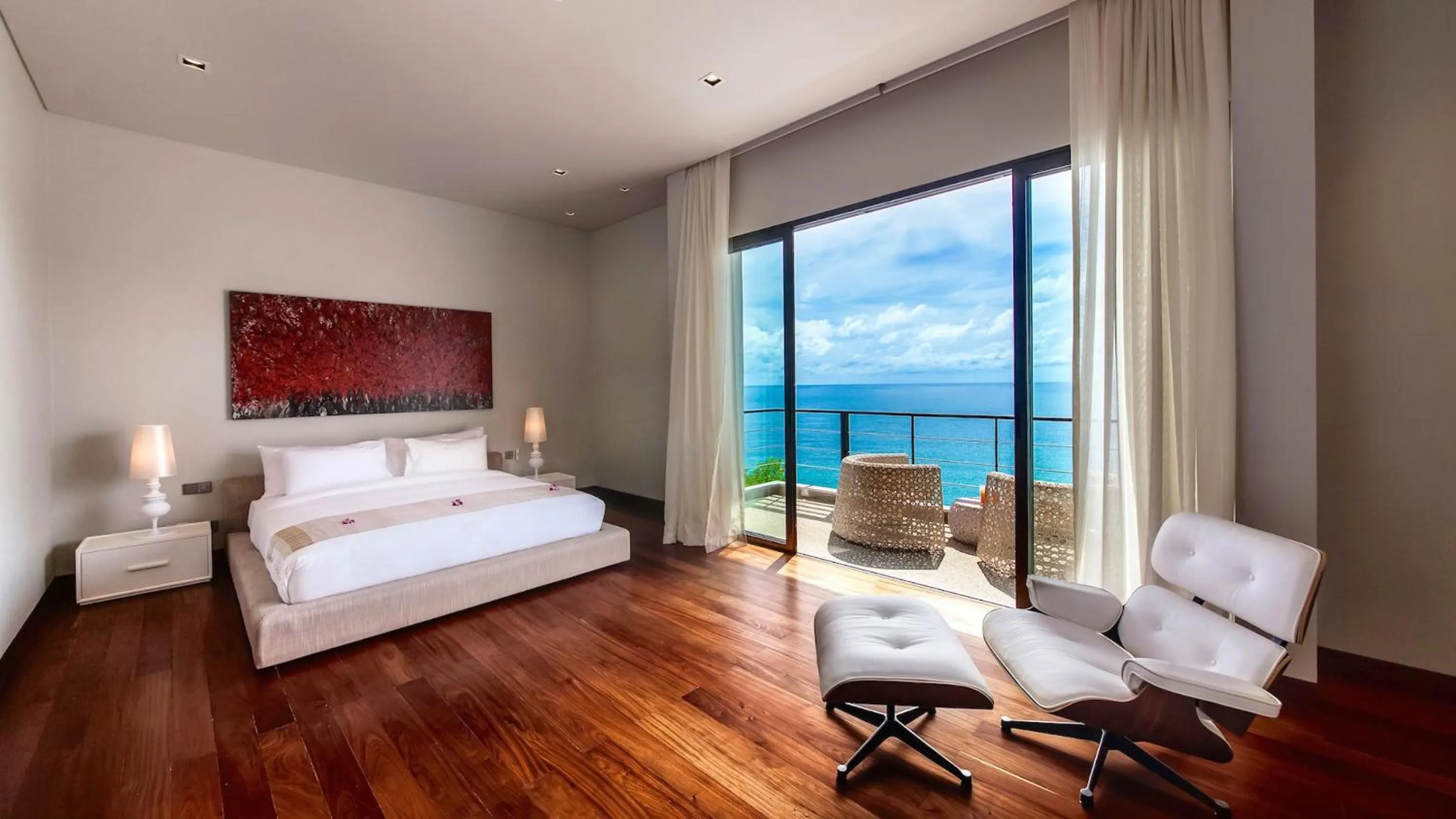 Balcony/Terrace, Bed in Villa Paradiso