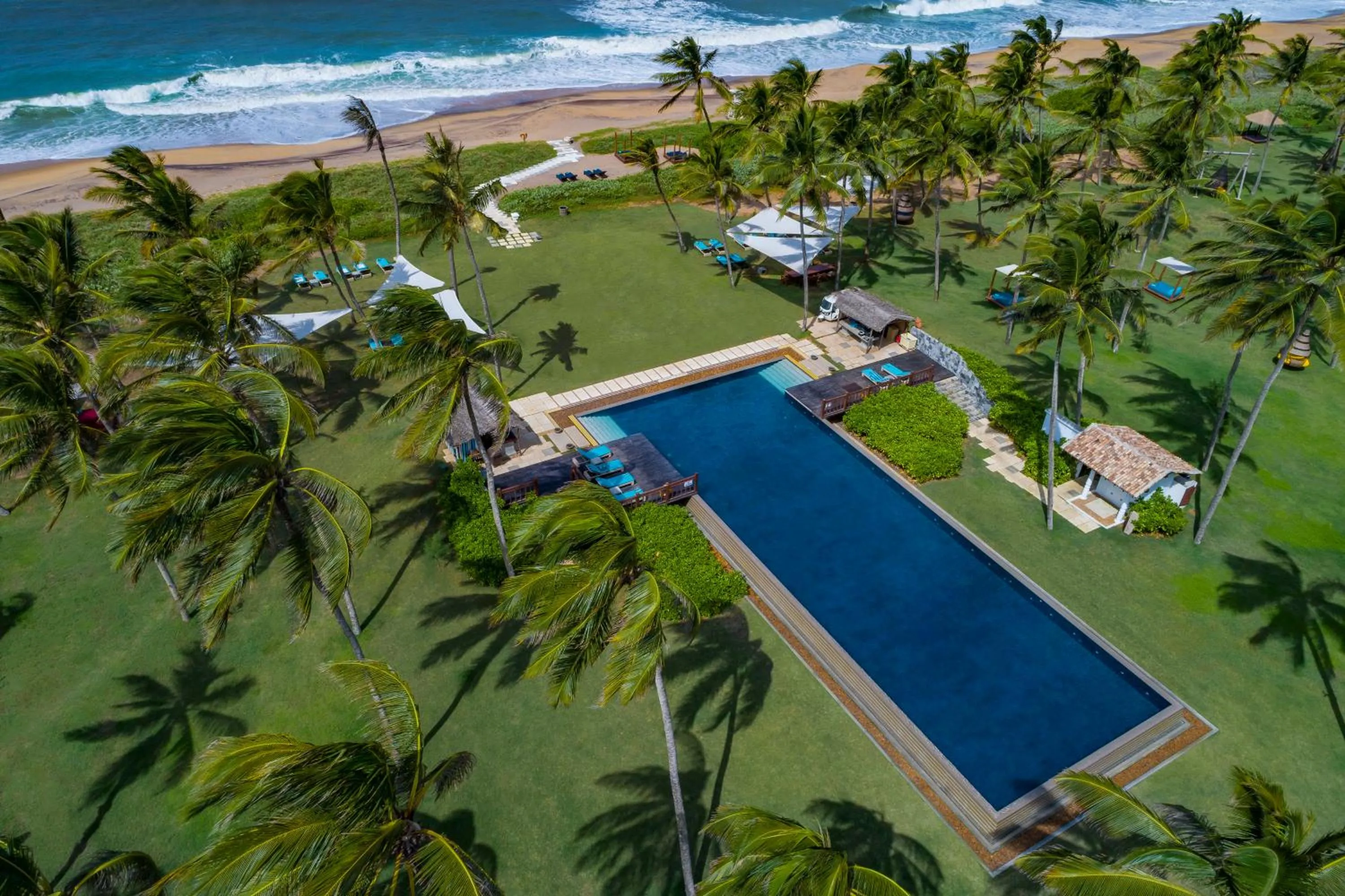Pool view in Shangri-La Hambantota