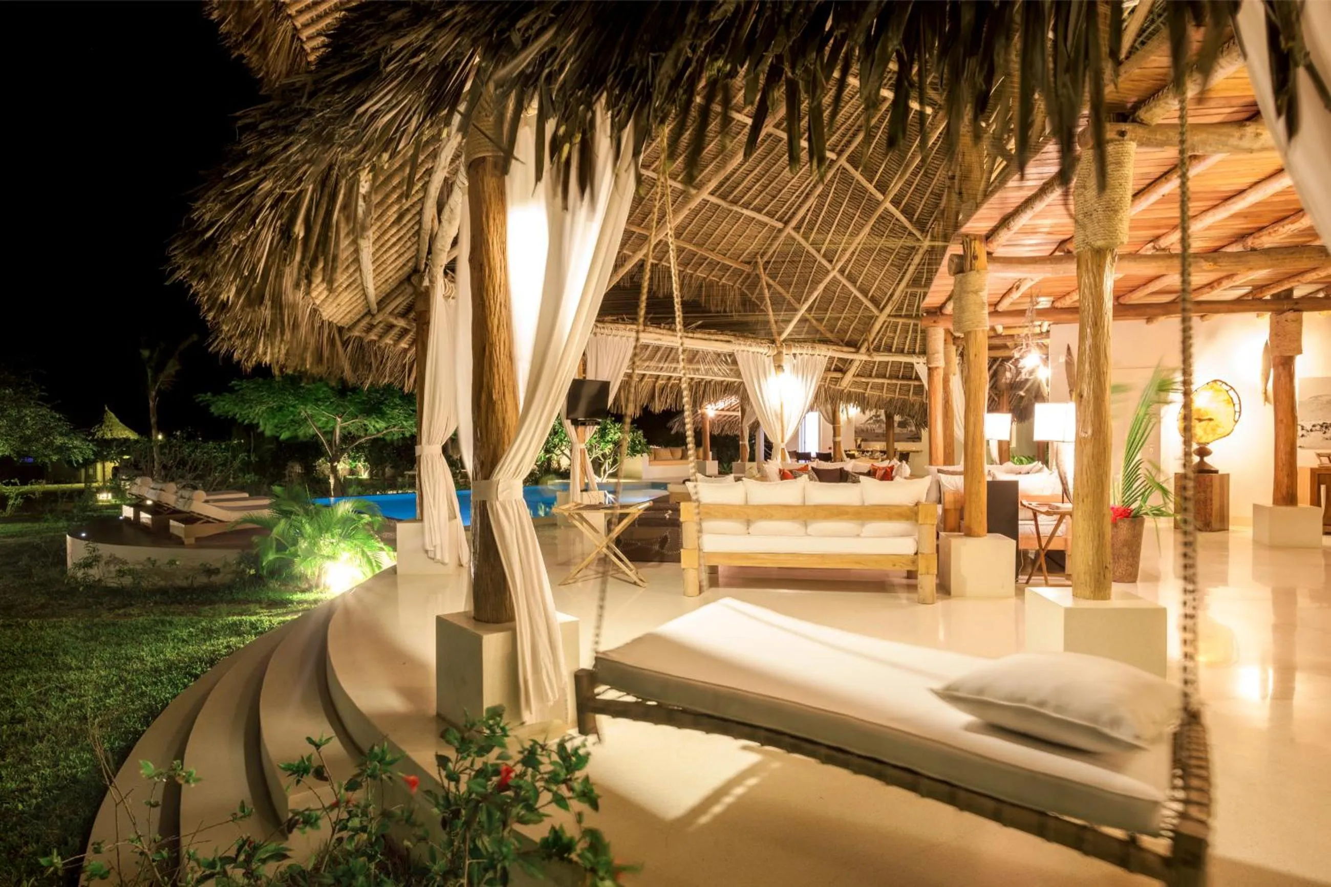 Communal lounge/ TV room in The Kasa Malindi