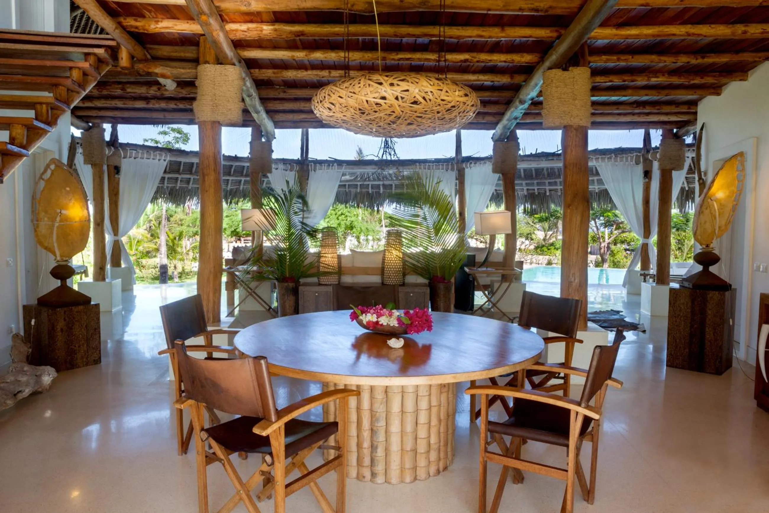 Communal lounge/ TV room in The Kasa Malindi