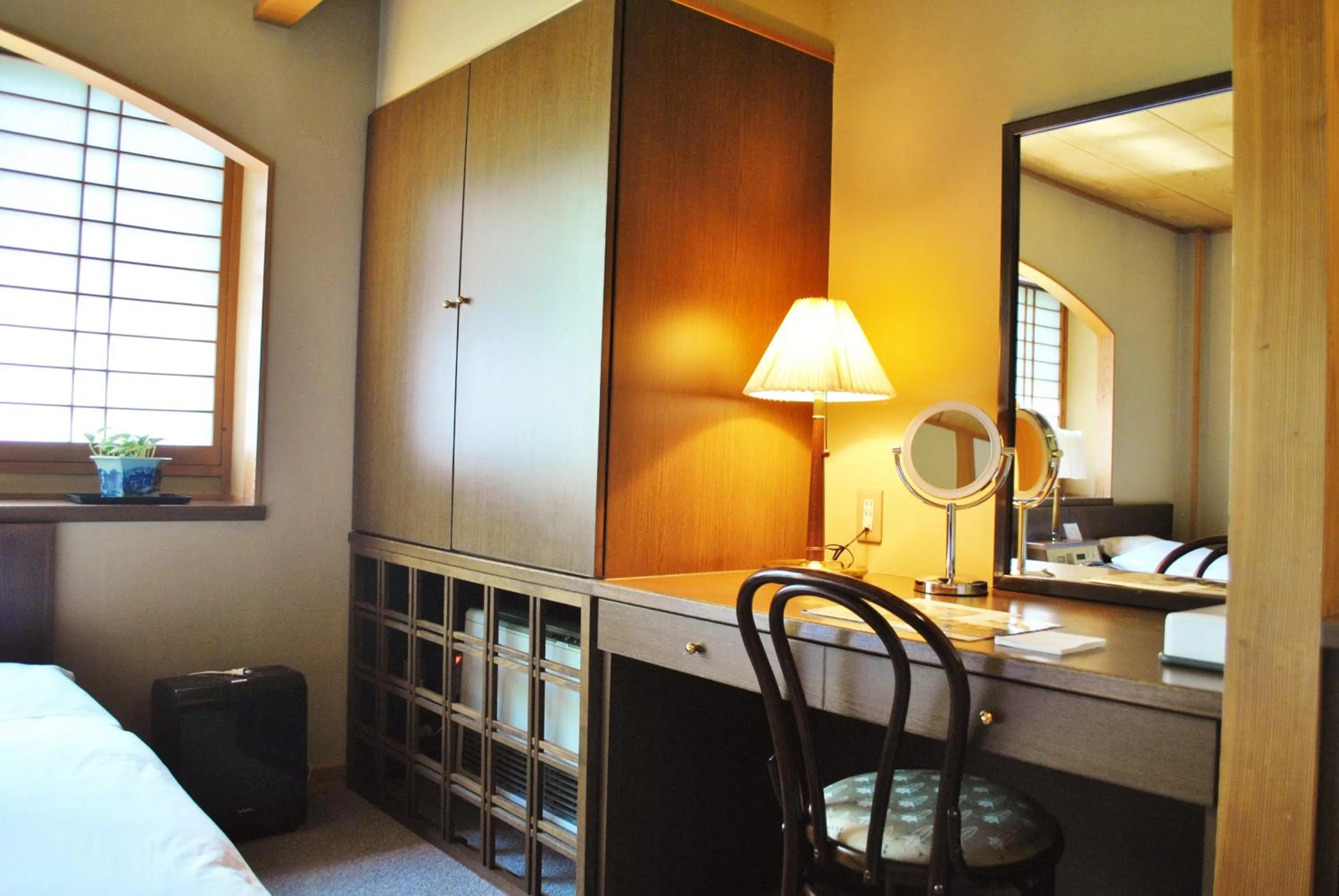 Decorative detail, Bed in Hotel Kazahaya