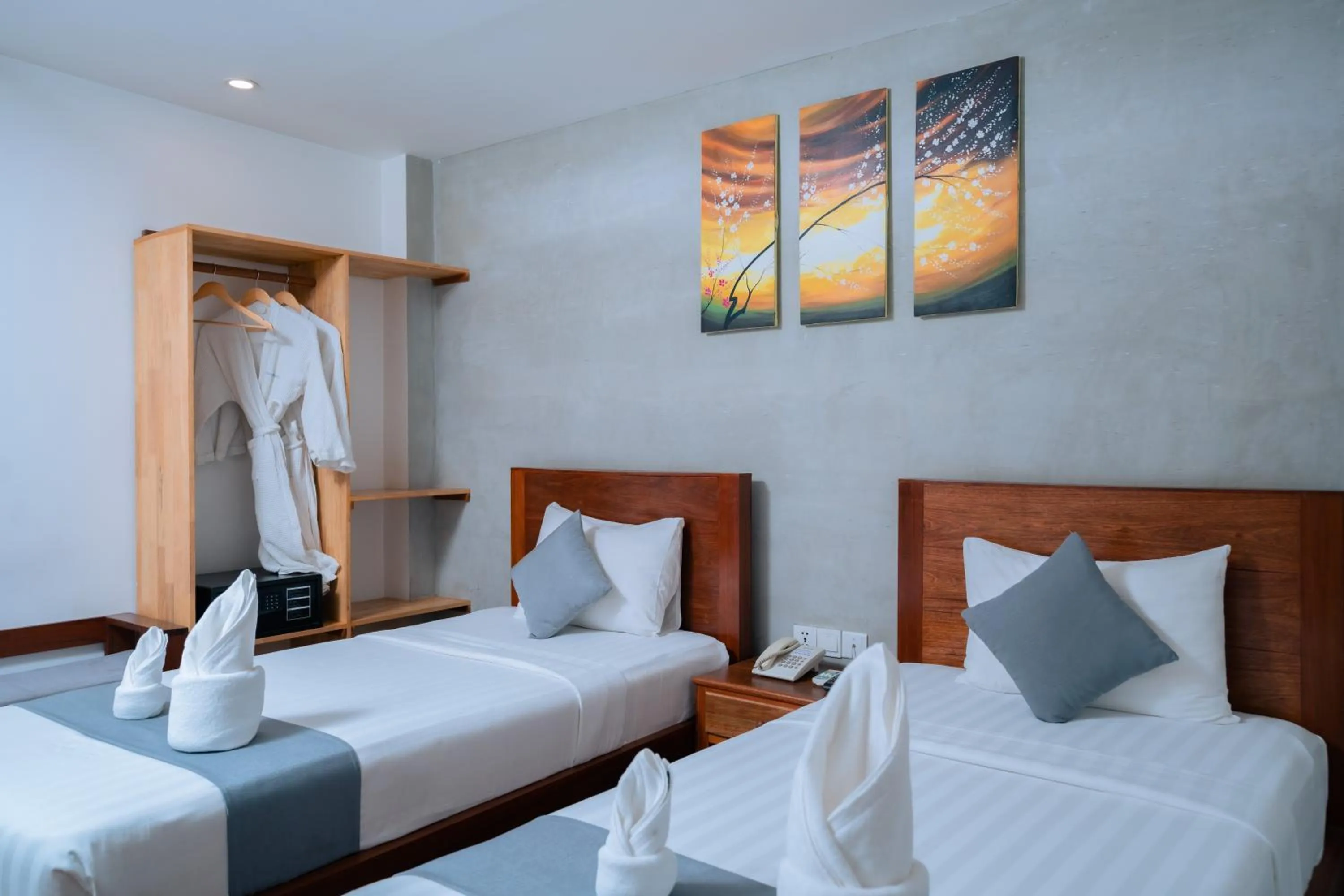 Bed in Home Chic Hotel