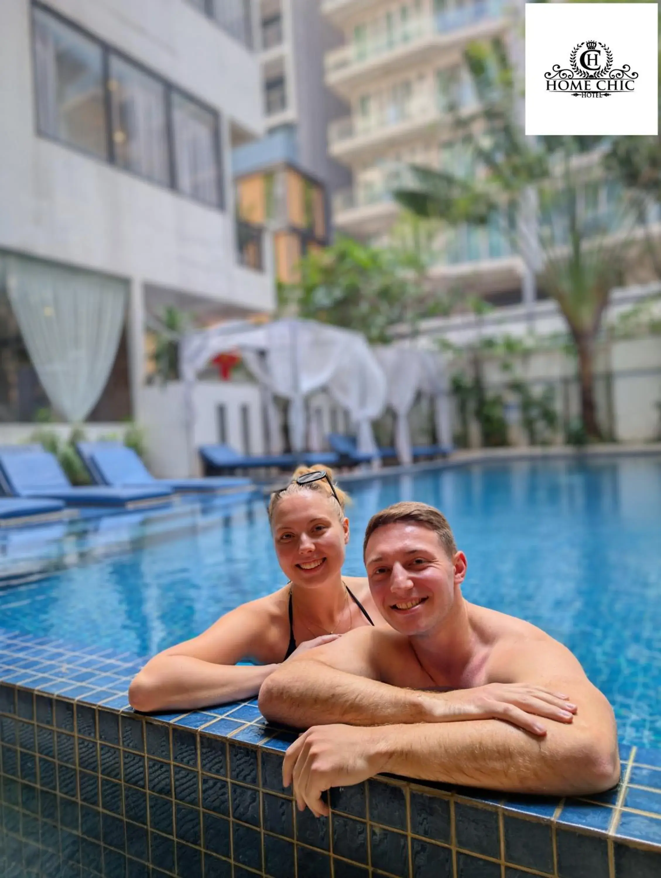 Pool view in Home Chic Hotel Pool view in Home Chic Hotel