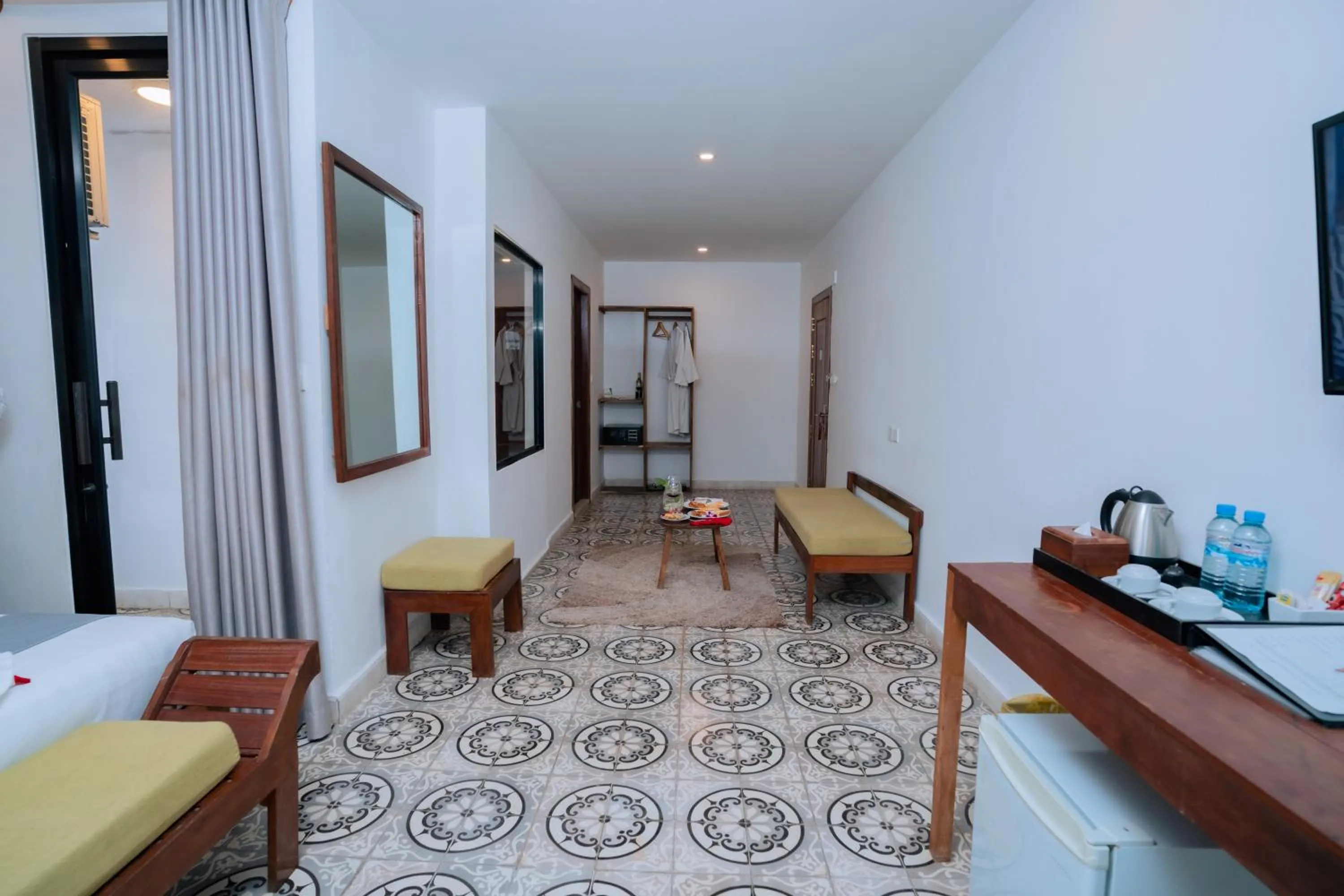 Bed in Home Chic Hotel