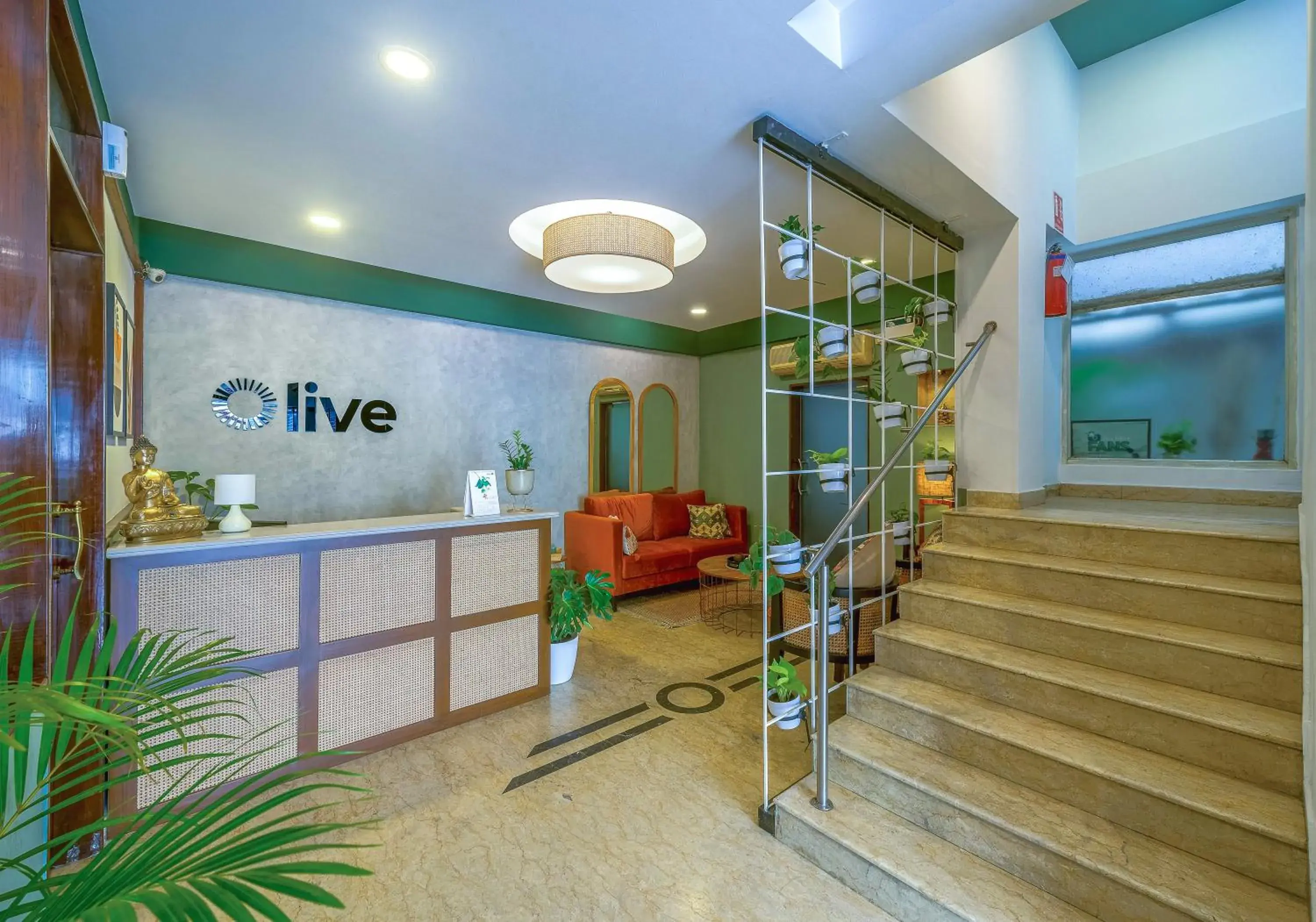 Lobby or reception in Olive Zip Rest House Road by Embassy Group Lobby or reception in Olive Zip Rest House Road by Embassy Group