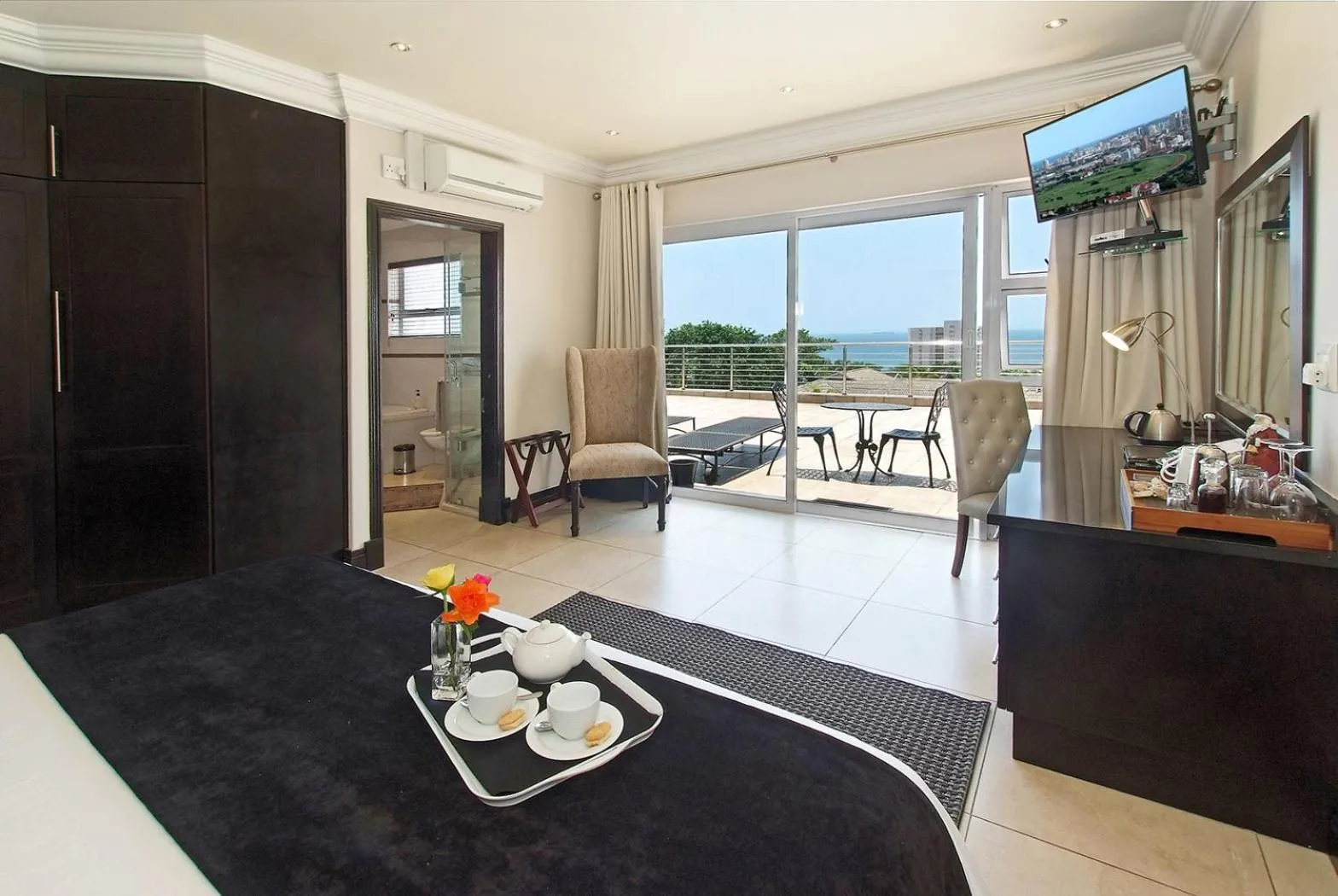 Patio in uShaka Manor Guest House