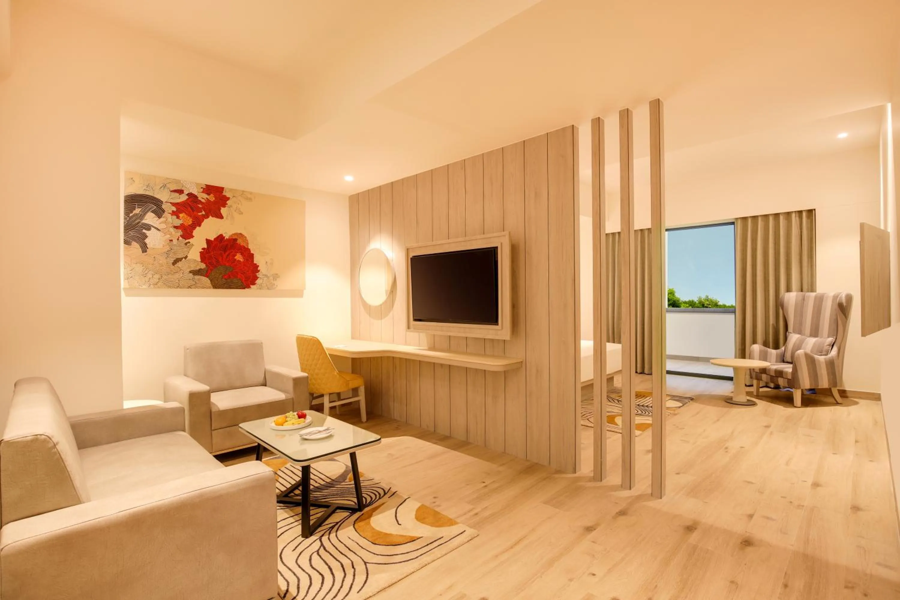 Living room in Lemon Tree Hotel, Jamnagar