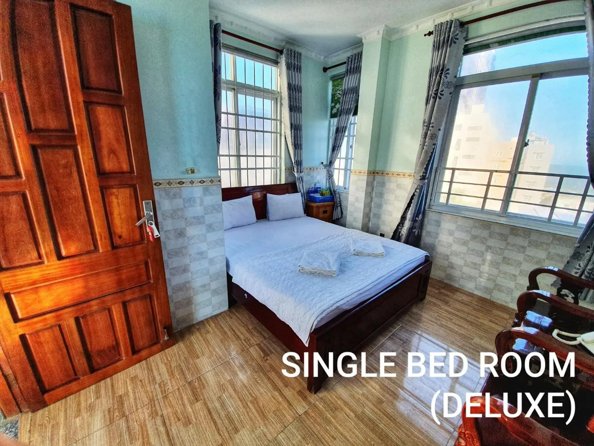 Bed in Hoang Linh Hotel Bed in Hoang Linh Hotel