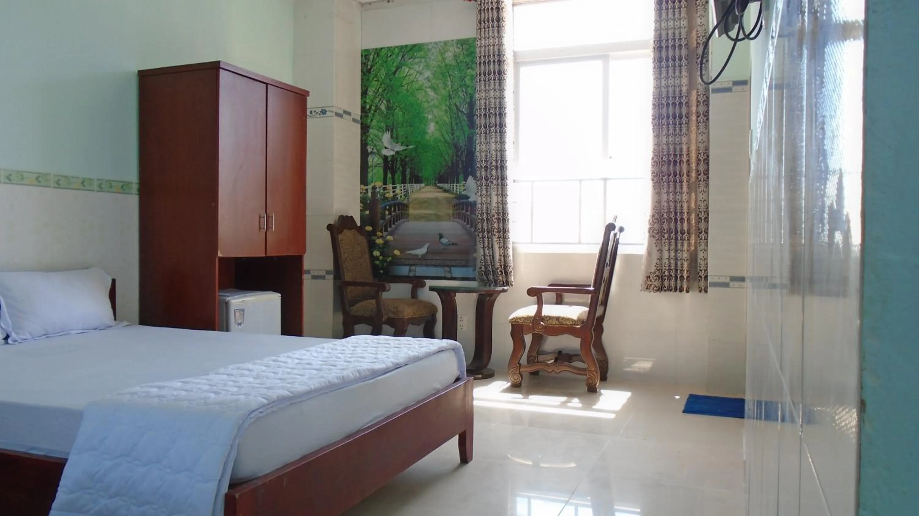 Bed in Hoang Linh Hotel