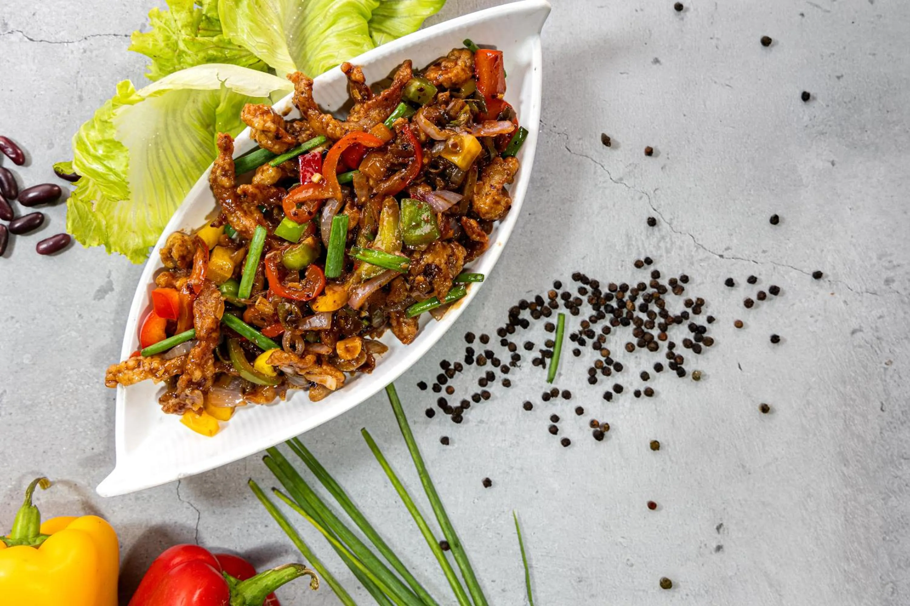 Food in CJ Pallazzio,Salem