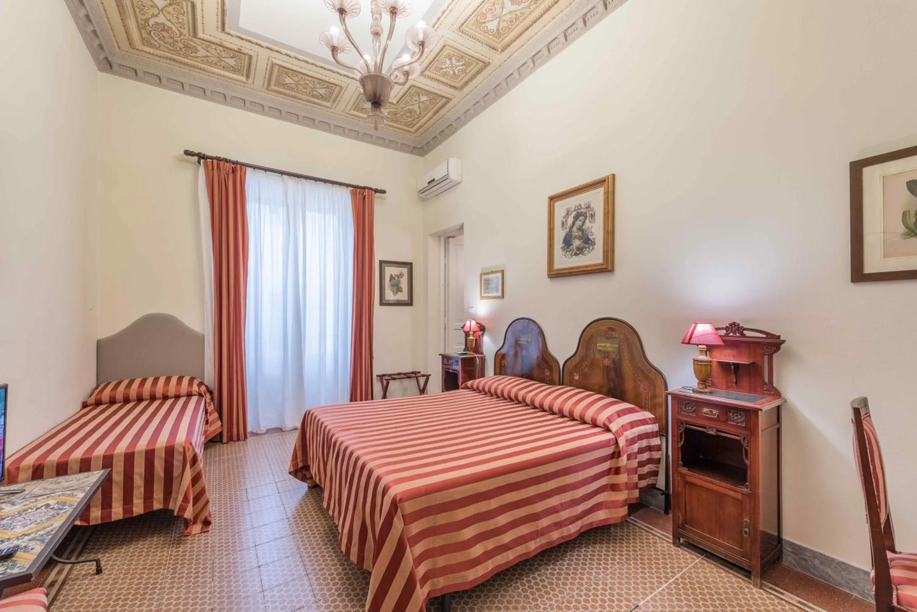Bedroom, Bed in Palazzo Benso