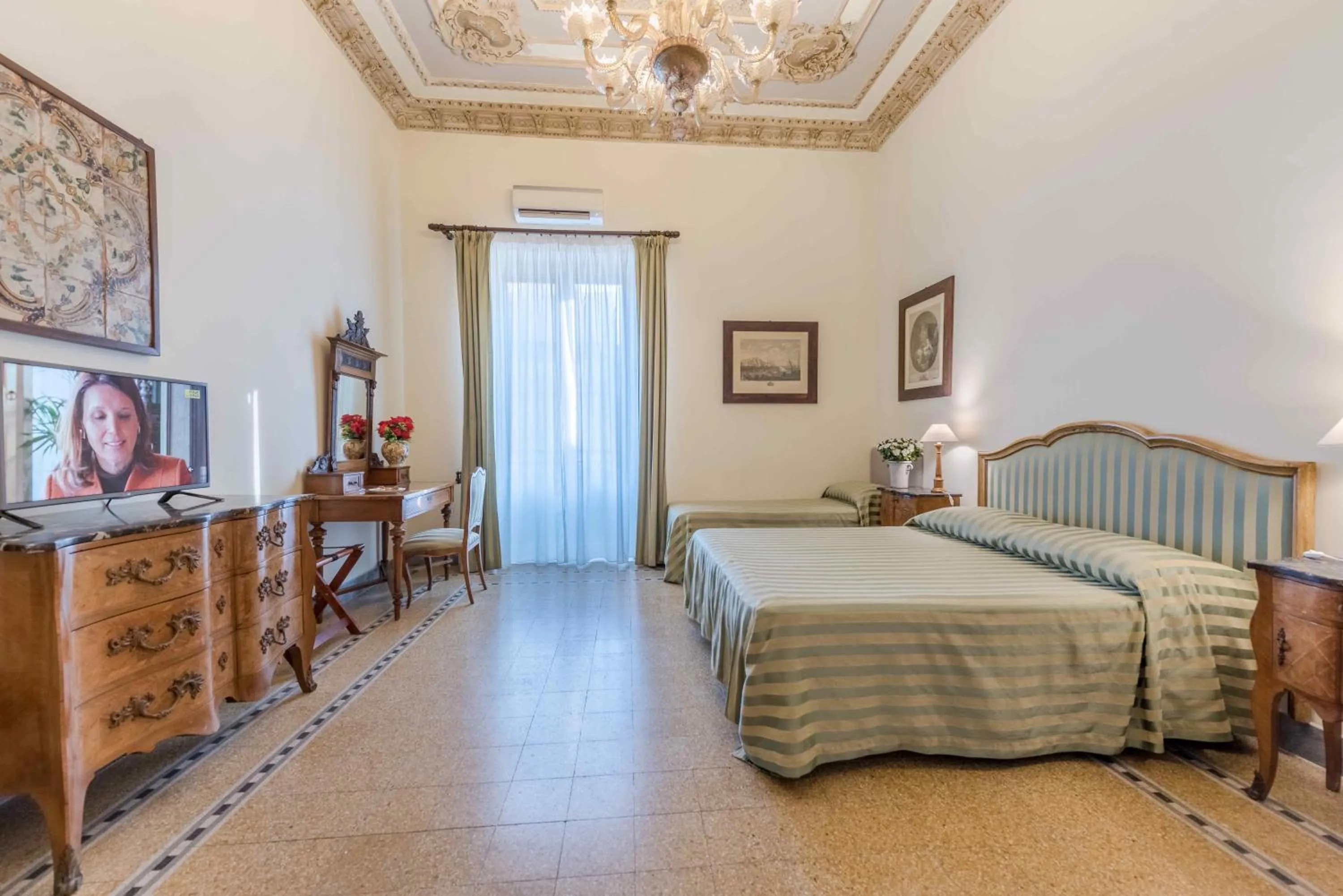 Bedroom, Bed in Palazzo Benso